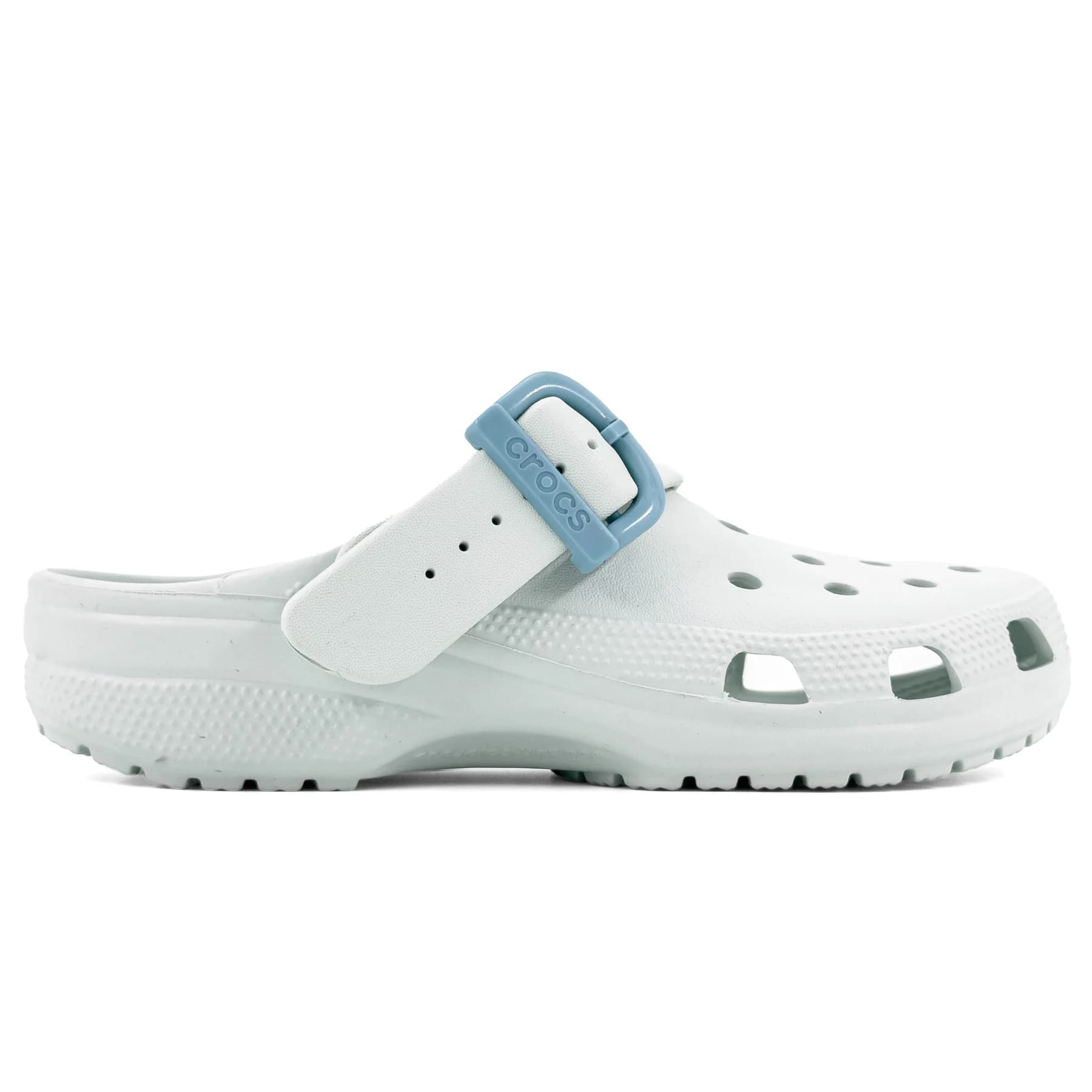 کراکس باکل سفید آبی زنانه | Crocs Buckle Clog — تصویر ۷