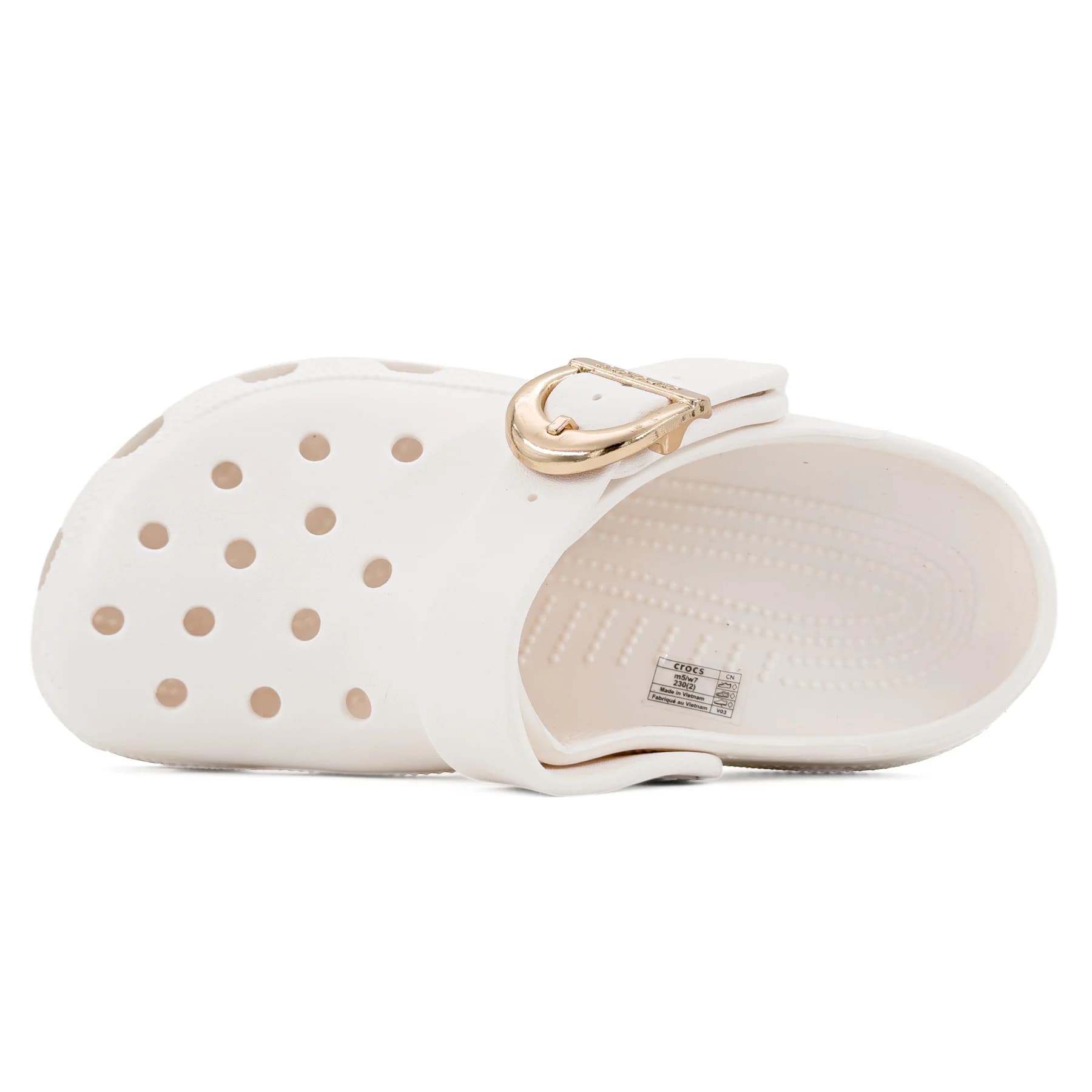 کراکس باکل سفید زنانه | Crocs Buckle Clog — تصویر ۲