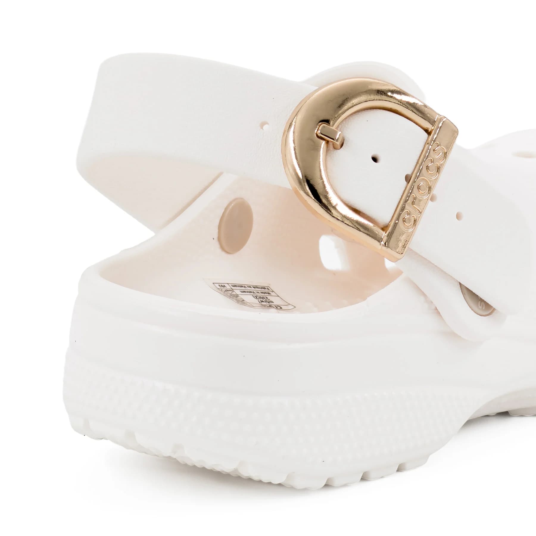 کراکس باکل سفید زنانه | Crocs Buckle Clog — تصویر ۴