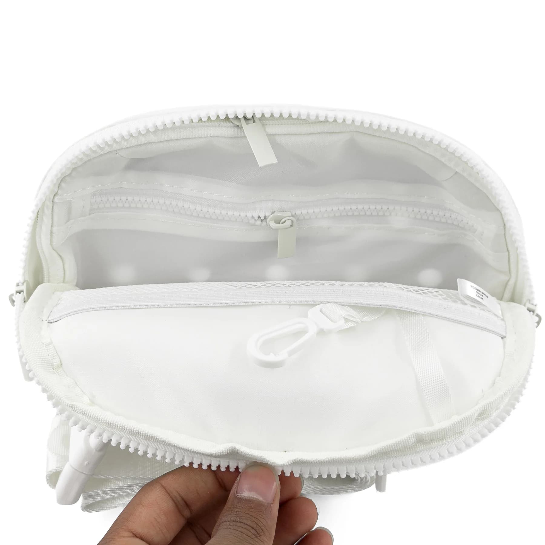 کیف کراکس کمری سفید | Crocs Crossbody Bag — تصویر ۳