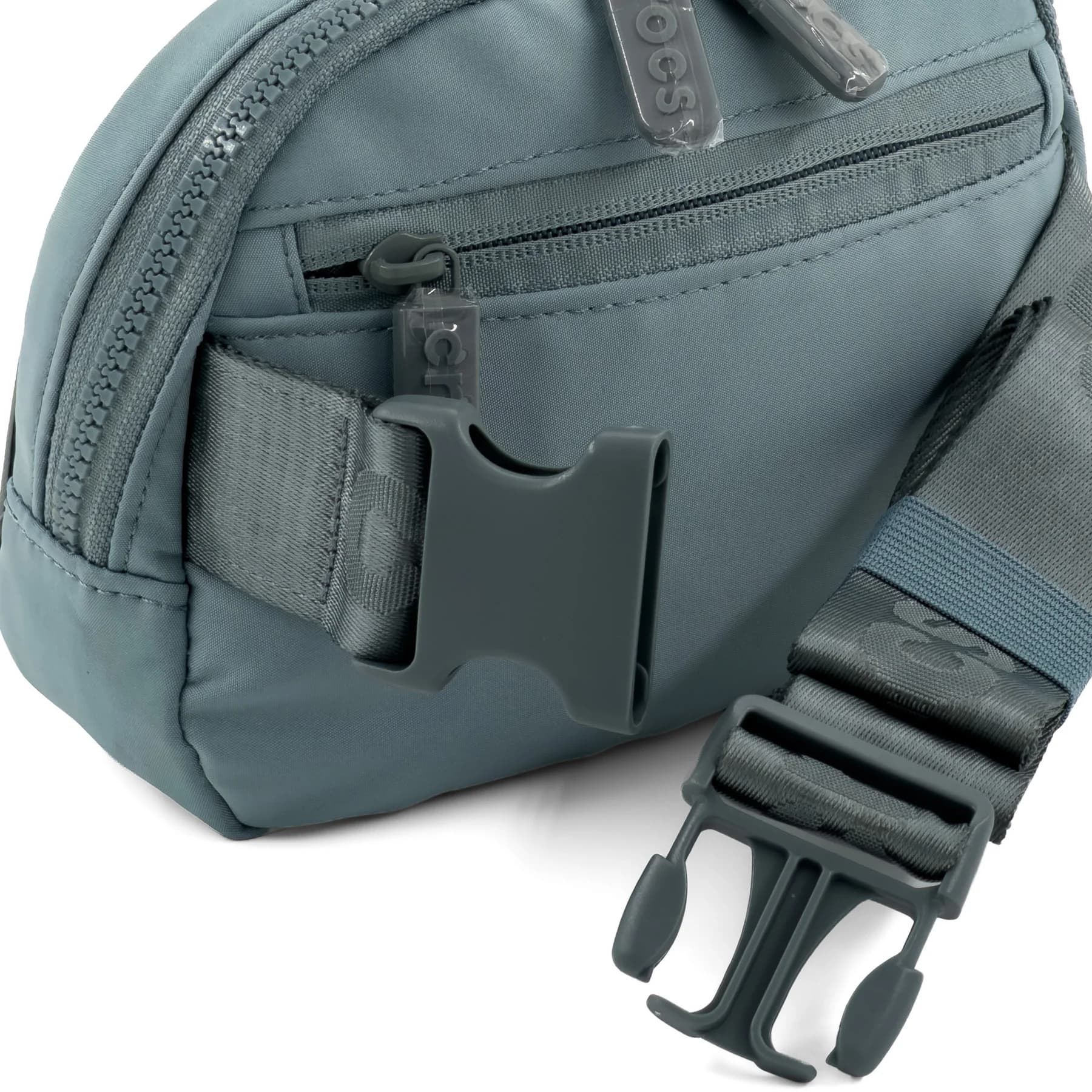 کیف کراکس کراس‌بادی آبی طوسی | Crocs Crossbody Bag — تصویر ۸