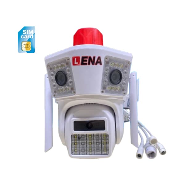 دوربین سه لنزه چرخشی پروژکتوردار سیمکارتی C3 LENA — تصویر ۴
