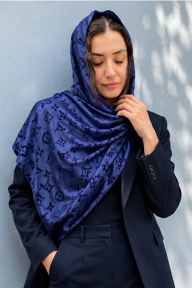 شال حریر زنانه سبک مدل ویانا