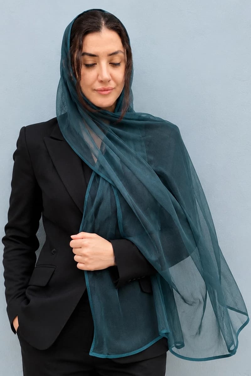 شال توری زنانه سبک مدل رویا — تصویر ۷