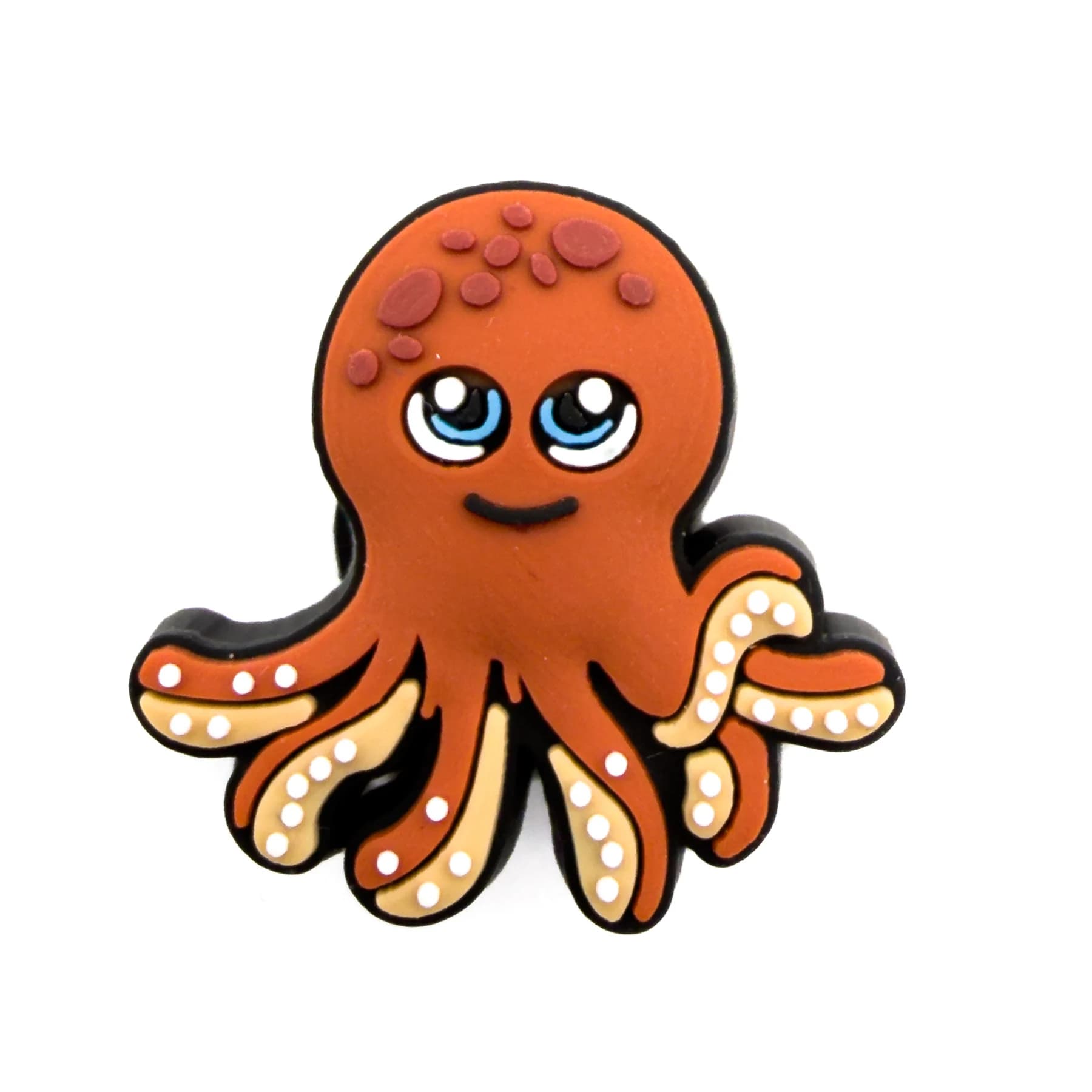 جیبیتز کراکس طرح اختاپوس نارنجی | Orange Octopus Jibbitz Charm