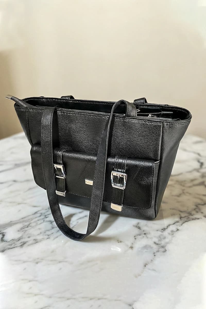 کیف دستی و دوشی زنانه طرح چنل — تصویر ۸
