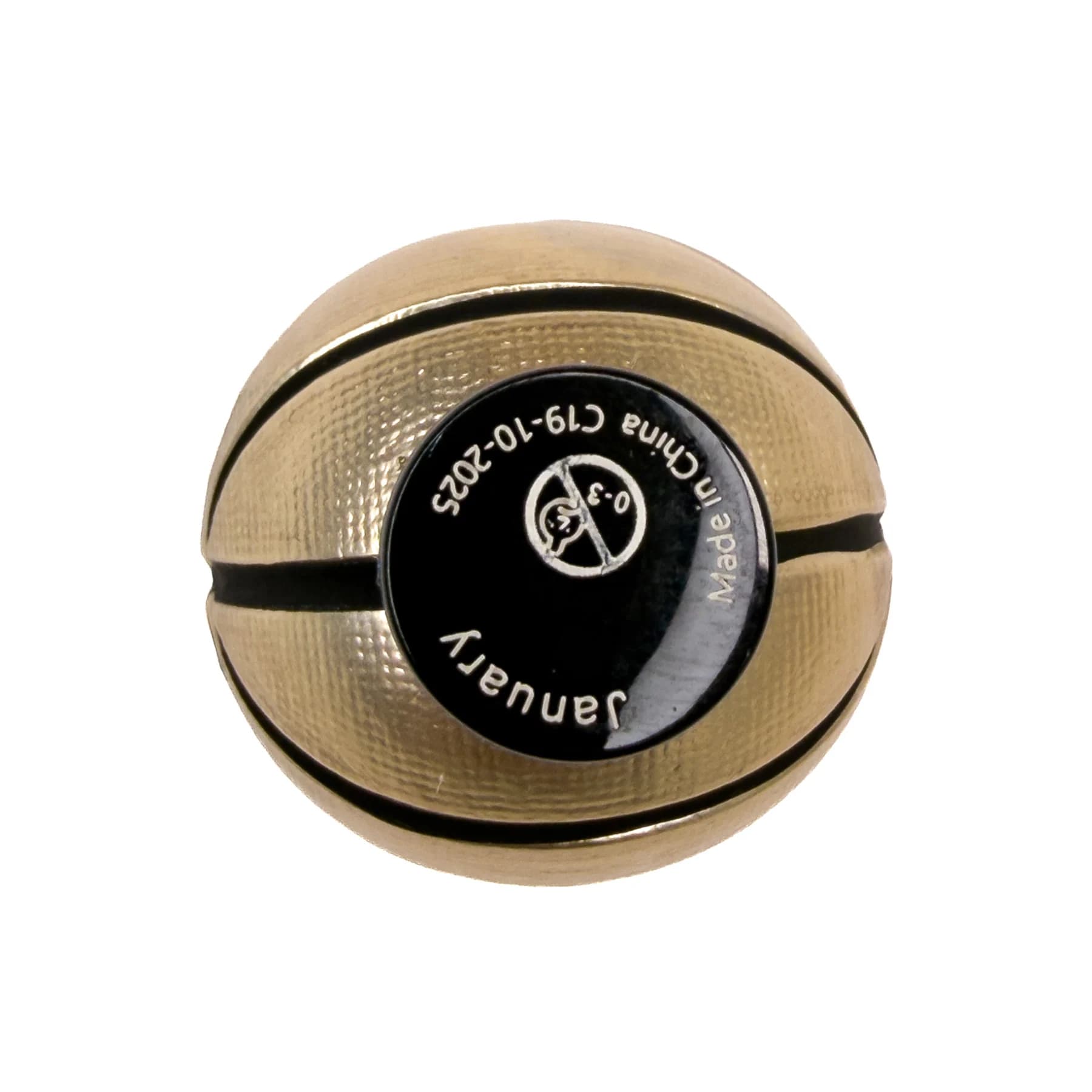 جیبیتز کراکس طرح توپ بسکتبال سه‌بعدی | Basketball Jibbitz Charm — تصویر ۲