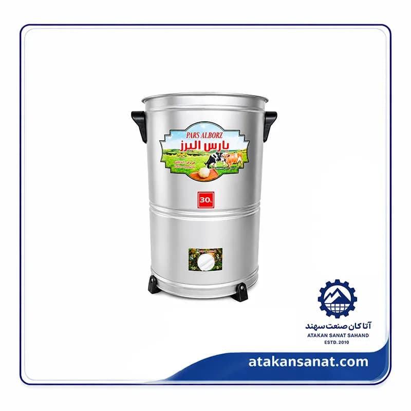 کره گیر 30 لیتری استیل تایمر دار (پایین زن) — تصویر ۴