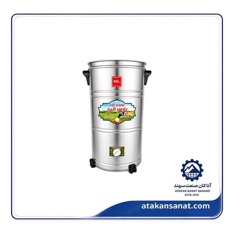 کره گیر ۴۰ لیتری استیل تایمر دار (پایین زن) — تصویر ۲