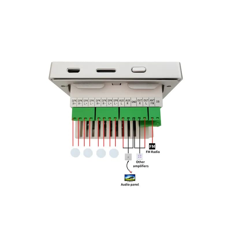 آمپلی فایر دیواری کایا تک KAYA TECH KT-WA404 — تصویر ۷