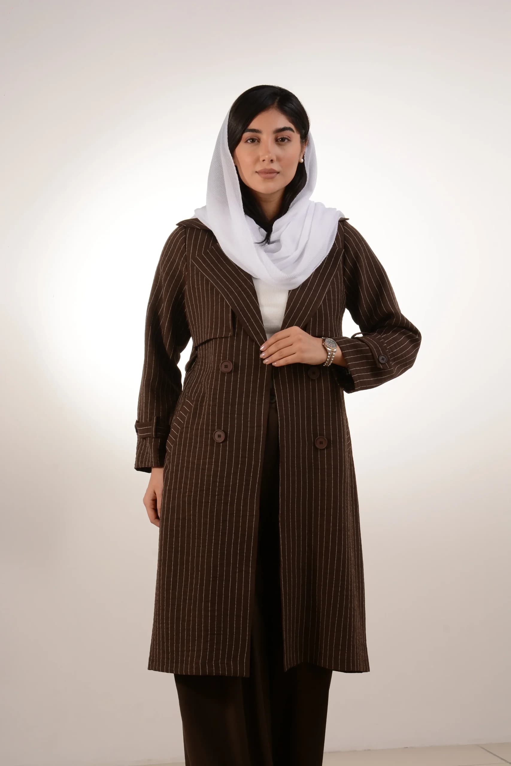 مانتو ژیله دار بلند مهسا — تصویر ۵