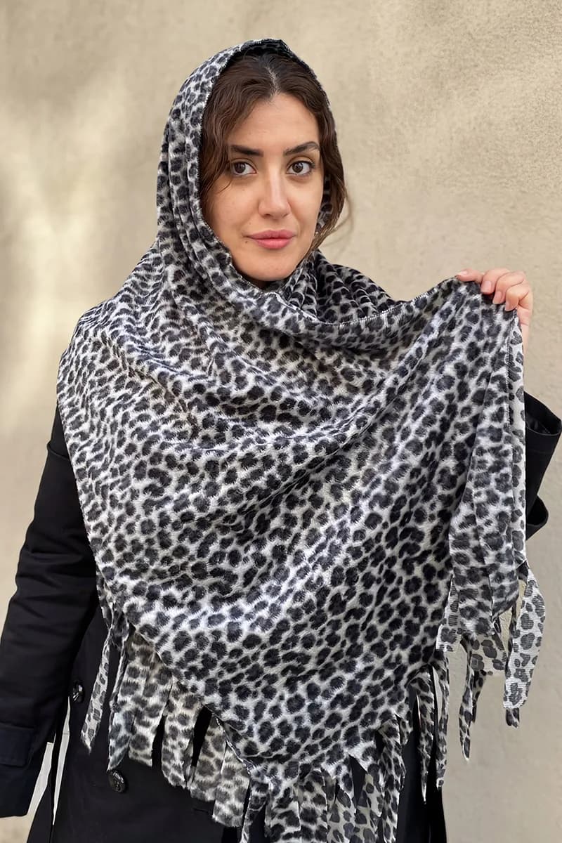 شال پلنگی پاییزه جدید