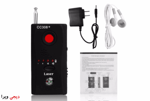 دستگاه شنود یاب و دوربین یاب مخفی cc308+ — تصویر ۳