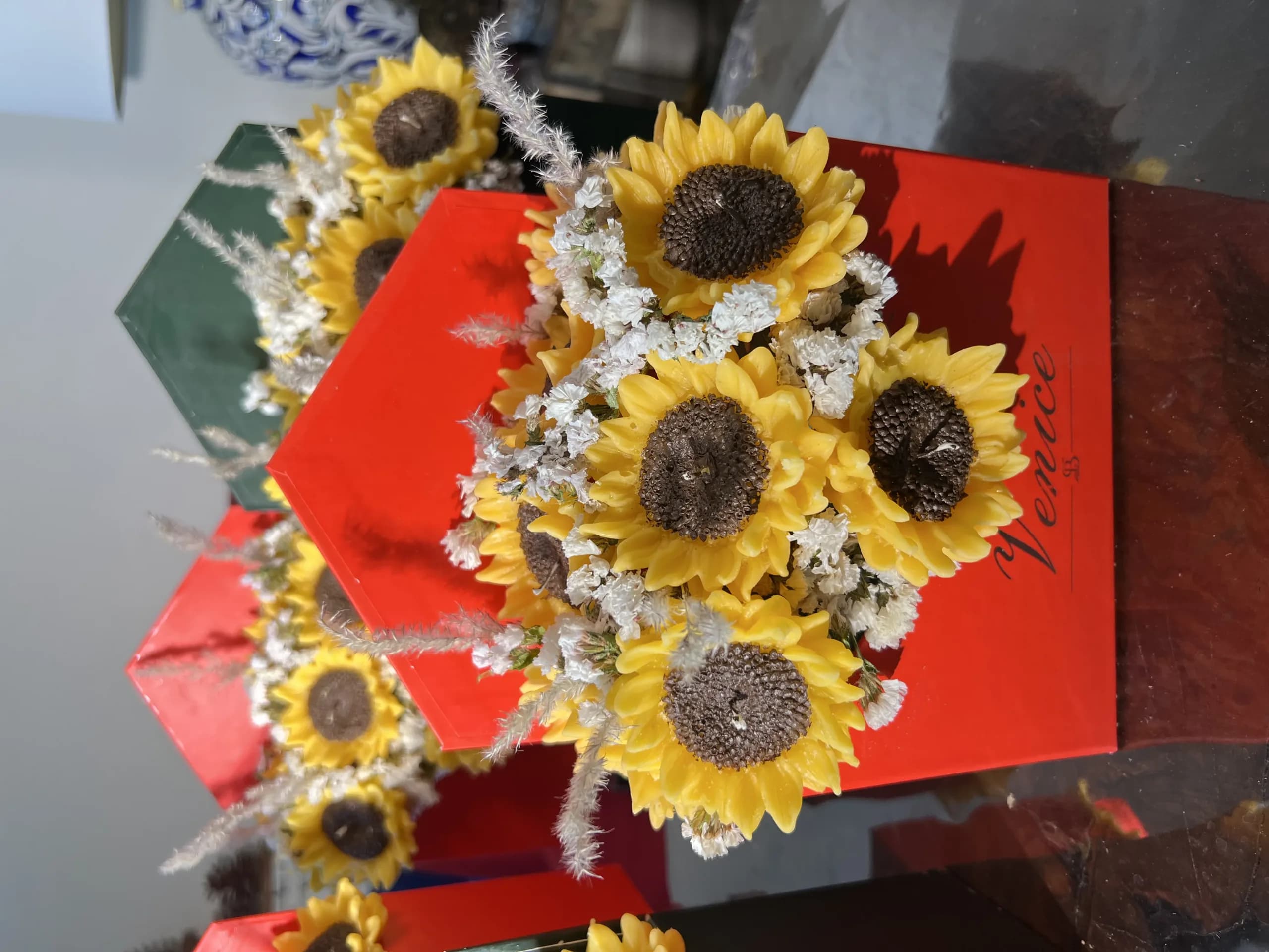 باکس شمع گل آفتابگردون — تصویر ۴