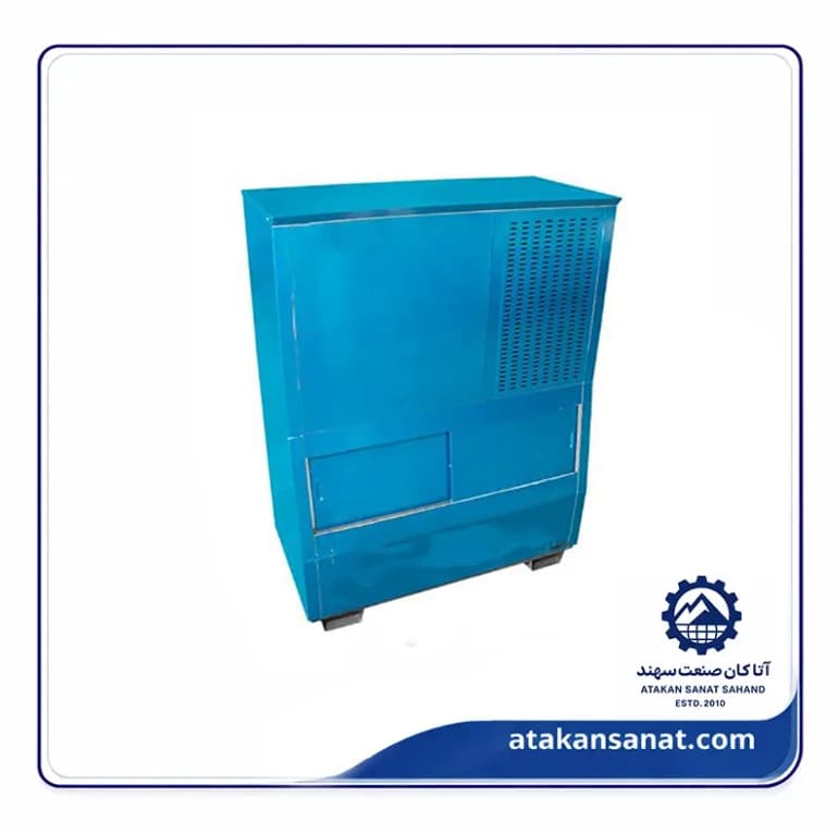 یخساز تمام اتوماتیک با ظرفیت تولید 120 کیلو یخ حبه ایی — تصویر ۲