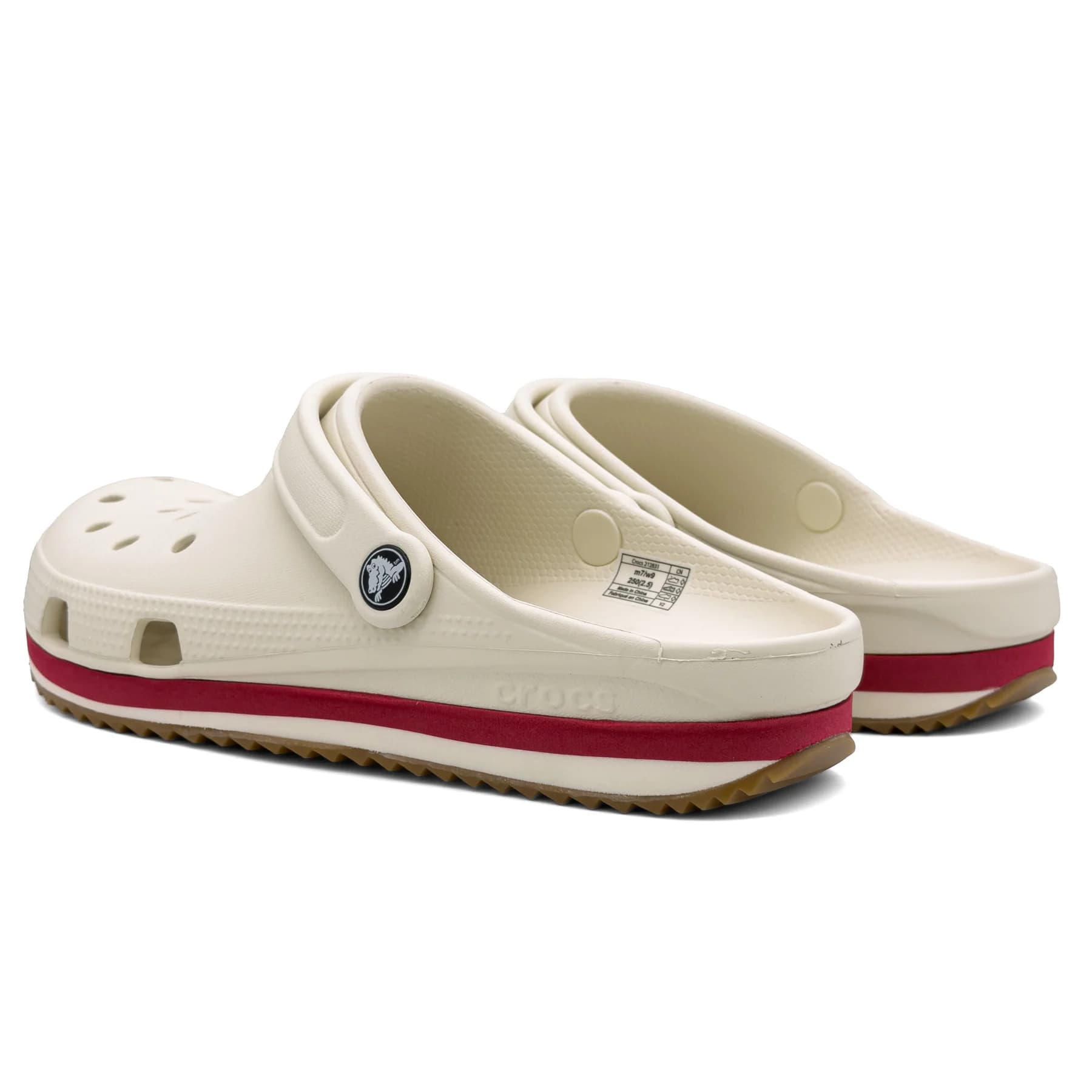 کراکس کروکبند رانر کرم زرشکی | Crocs Crocband Runner — تصویر ۲