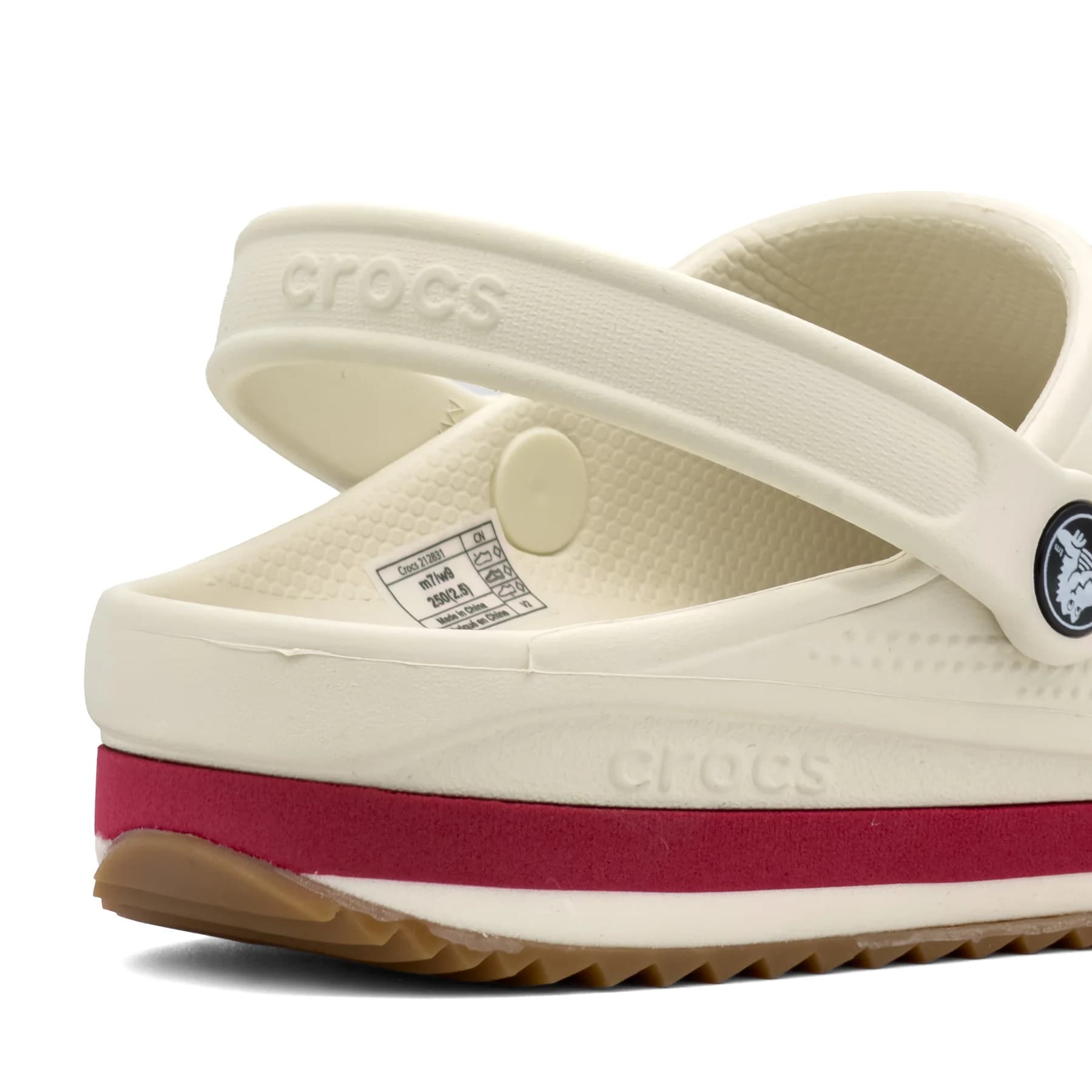 کراکس کروکبند رانر کرم زرشکی | Crocs Crocband Runner — تصویر ۵