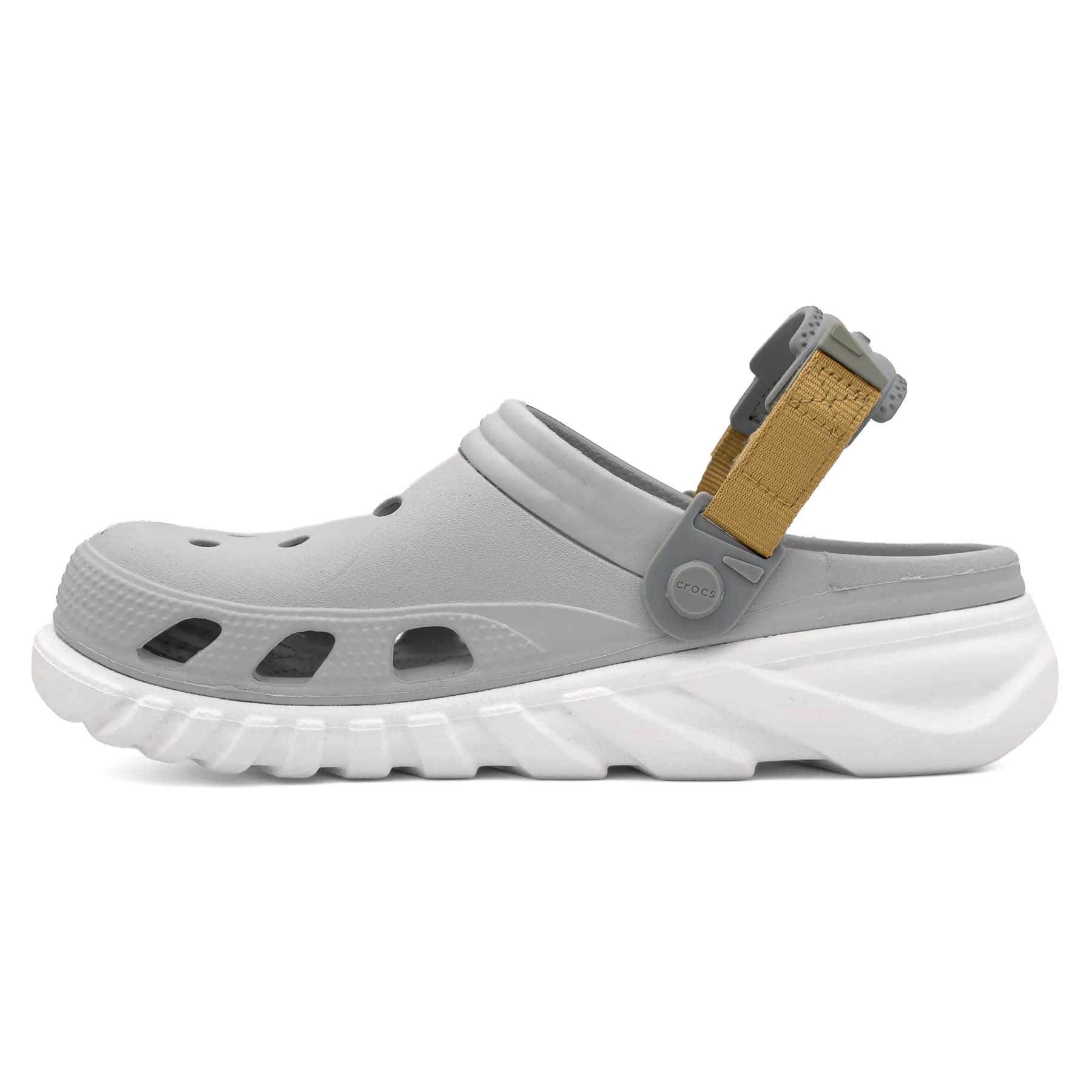 کراکس دوت مکس طوسی روشن سفید اورجینال | Crocs Duet Max — تصویر ۱۲