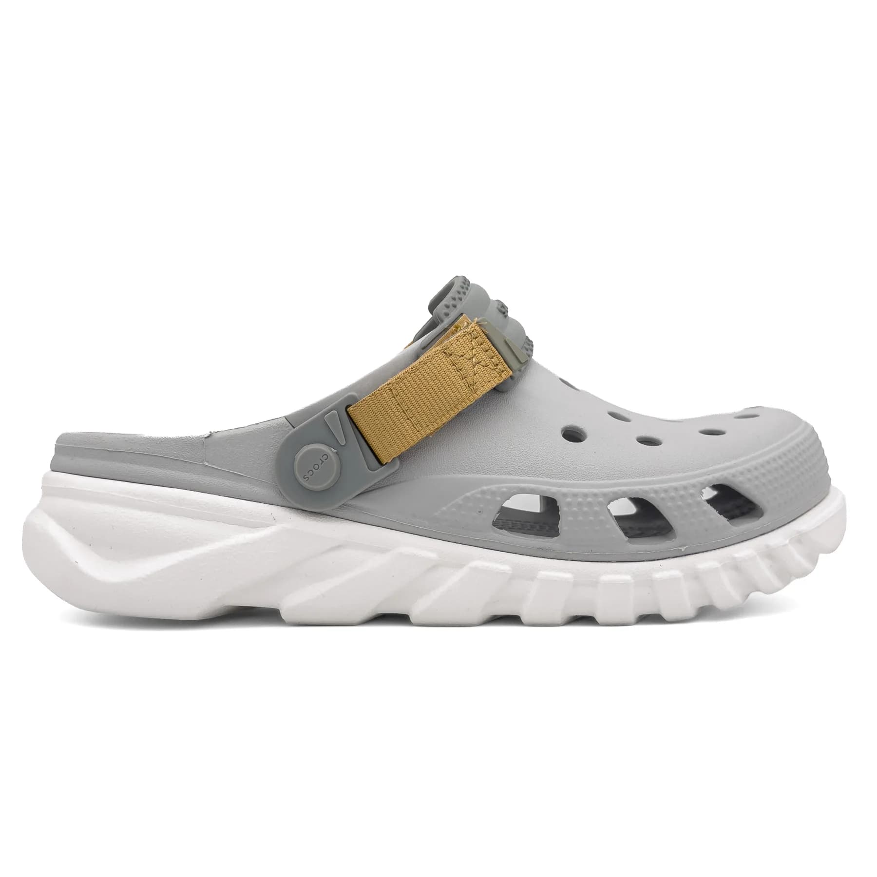 کراکس دوت مکس طوسی روشن سفید اورجینال | Crocs Duet Max — تصویر ۹