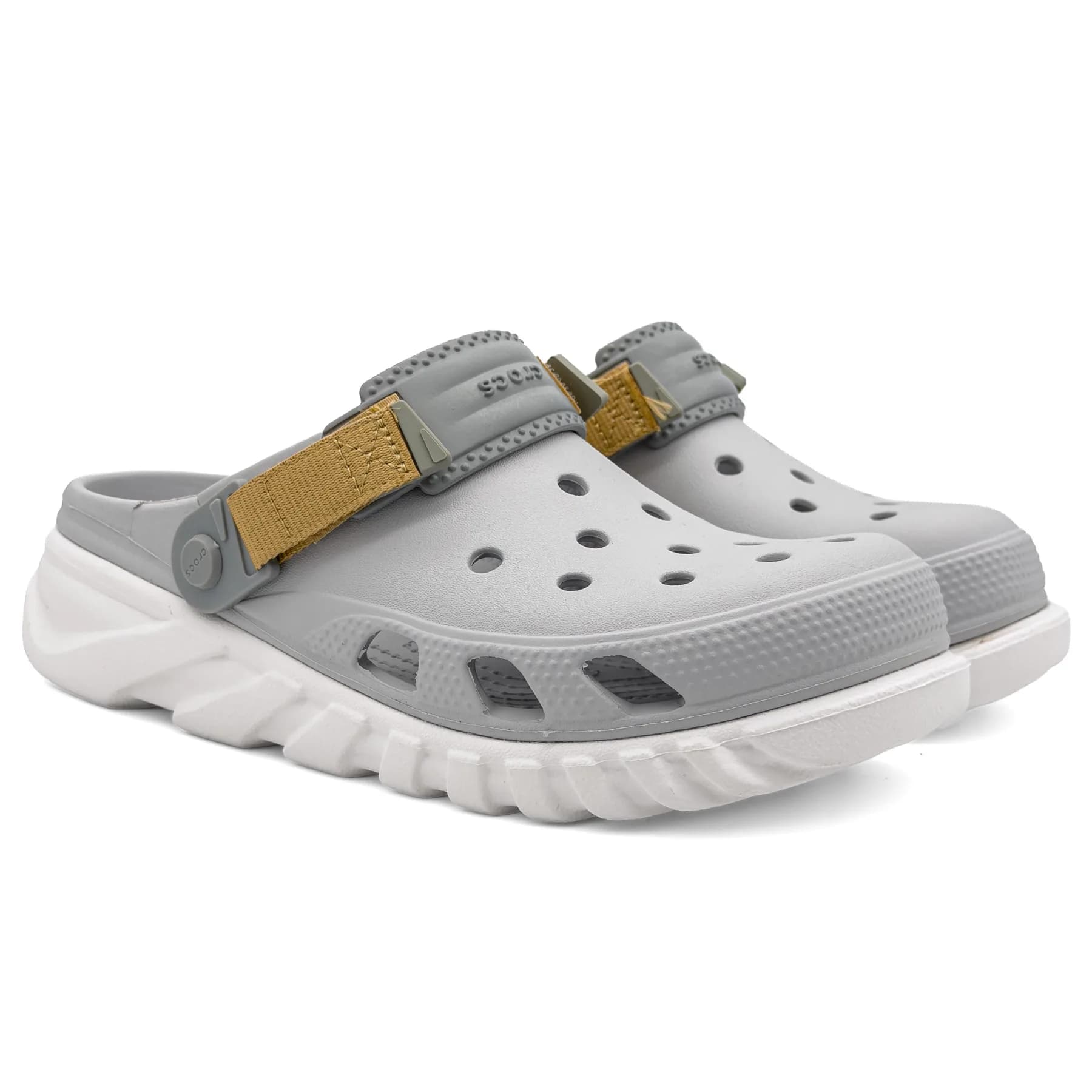 کراکس دوت مکس طوسی روشن سفید اورجینال | Crocs Duet Max — تصویر ۵