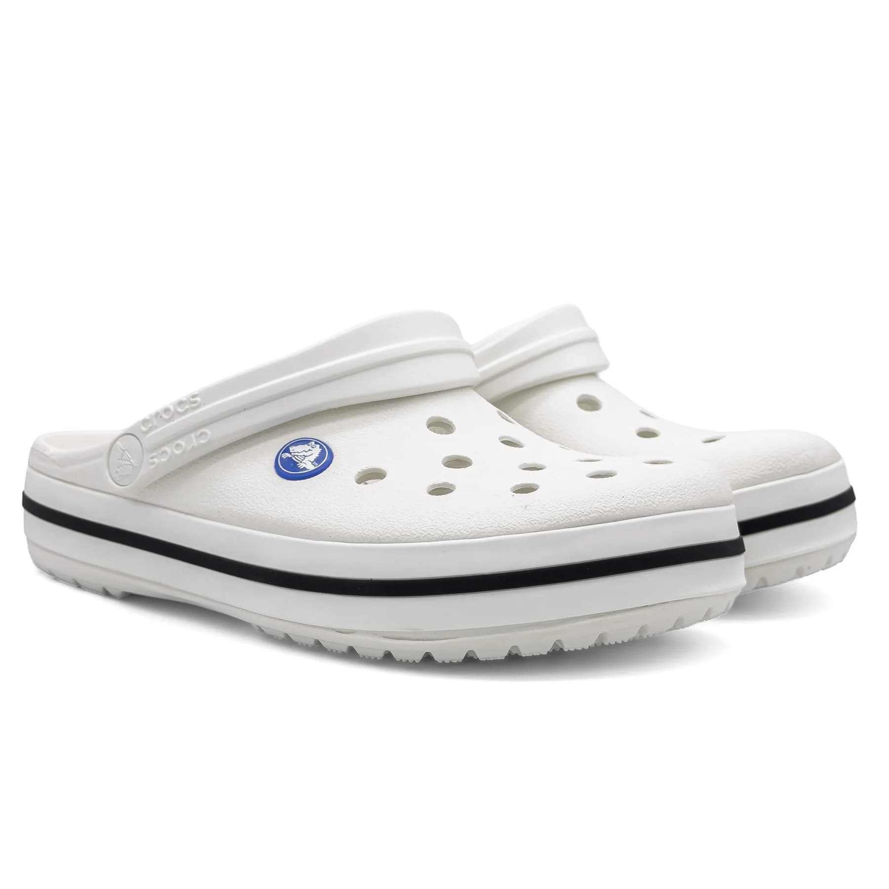 کراکس کروکبند سفید مشکی اورجینال | Crocs Crocband — تصویر ۷