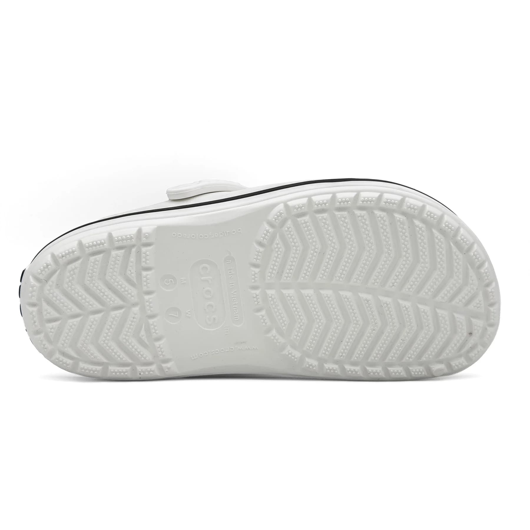 کراکس کروکبند سفید مشکی اورجینال | Crocs Crocband — تصویر ۳