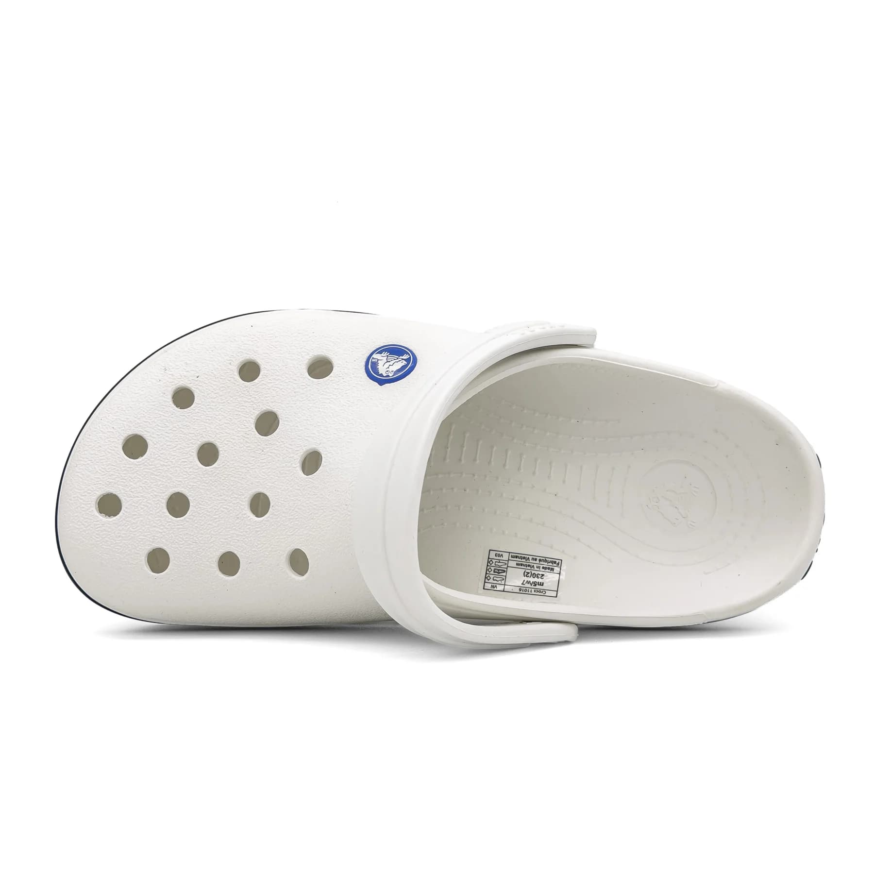 کراکس کروکبند سفید مشکی اورجینال | Crocs Crocband — تصویر ۲