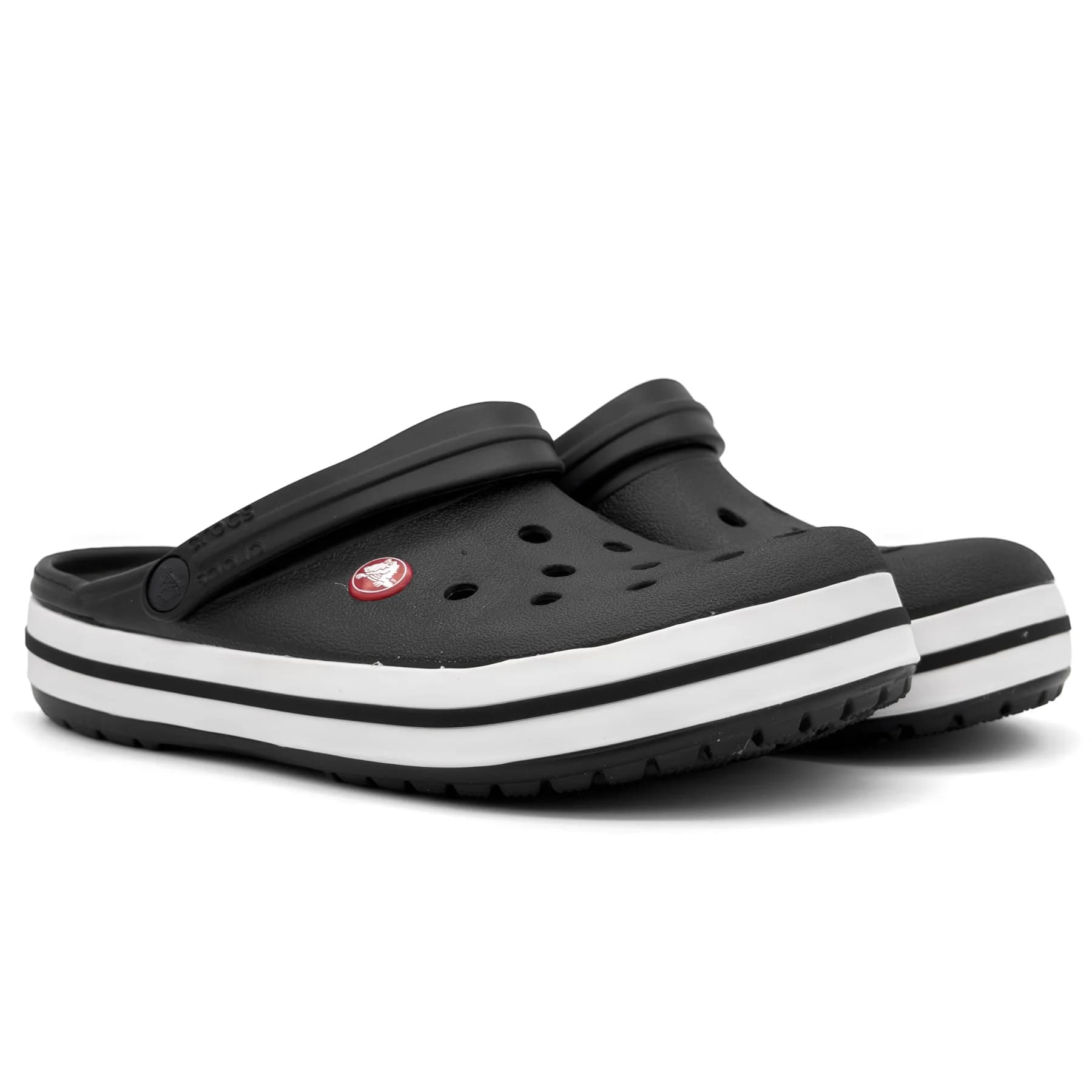کراکس کروکبند مشکی سفید اورجینال | Crocs Crocband — تصویر ۷