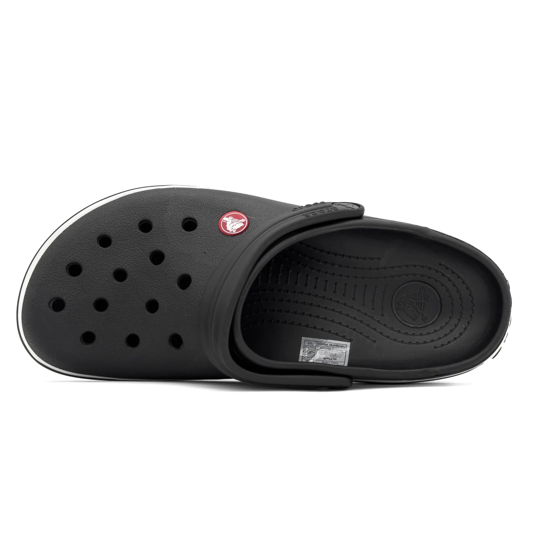 کراکس کروکبند مشکی سفید اورجینال | Crocs Crocband — تصویر ۳