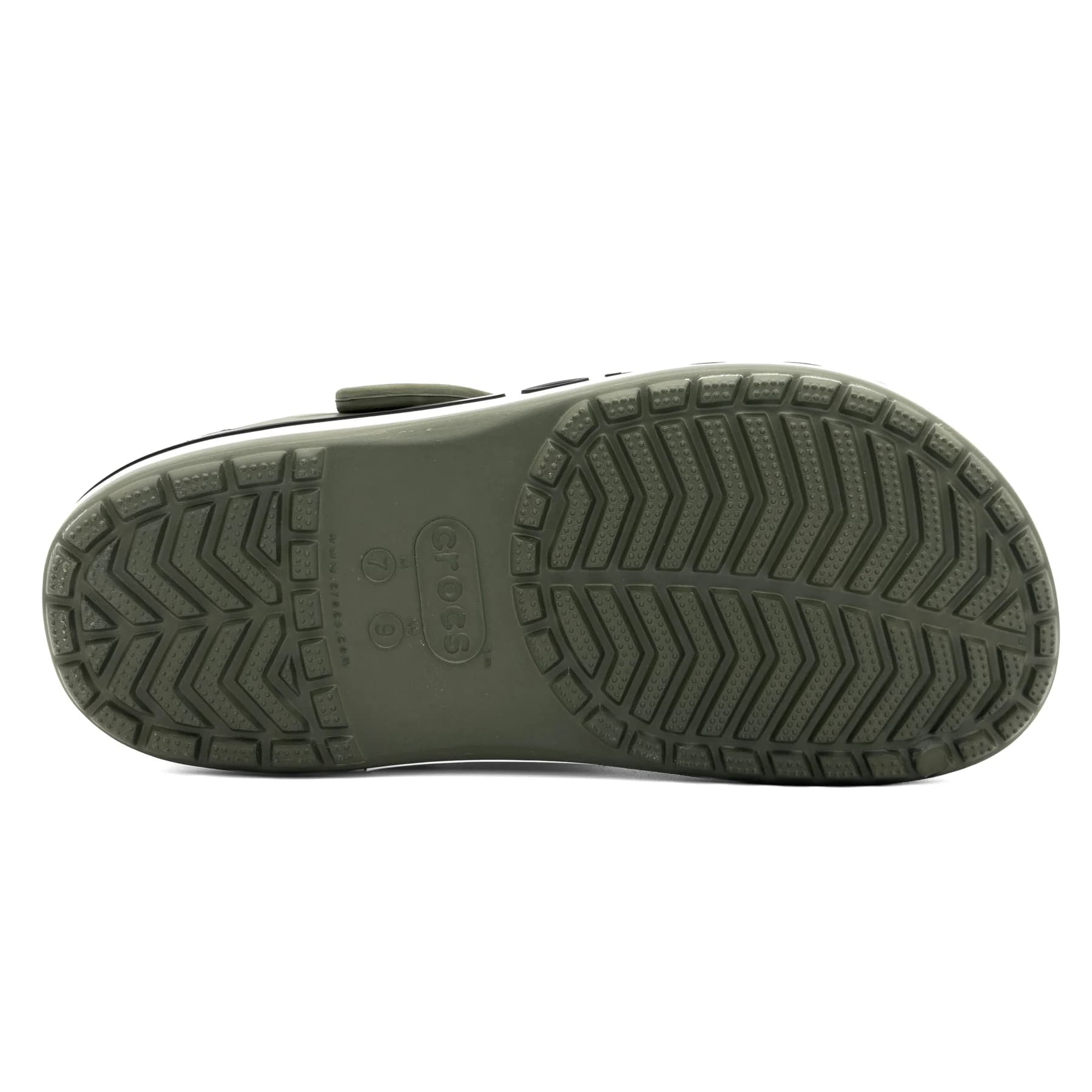 کراکس بایابند سبز زیتونی سفید اورجینال | Crocs Bayaband — تصویر ۲