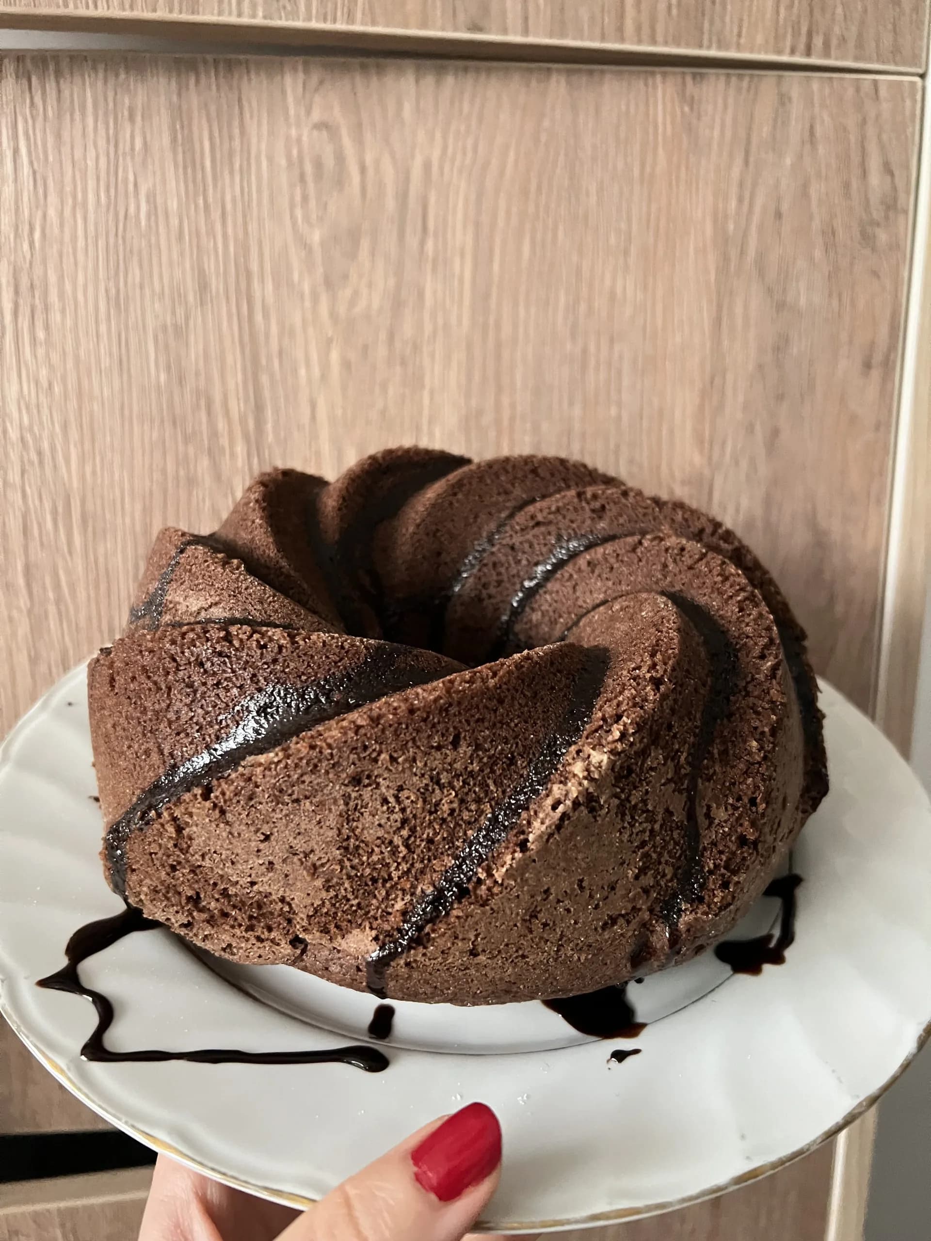 کیک شکلاتی خونگی — تصویر ۴