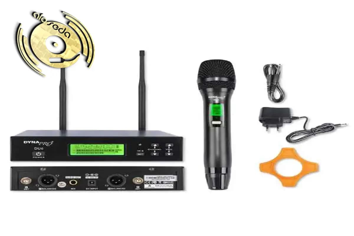 میکروفن بیسیم دستی دایناپرو DYNAPRO U6 — تصویر ۳
