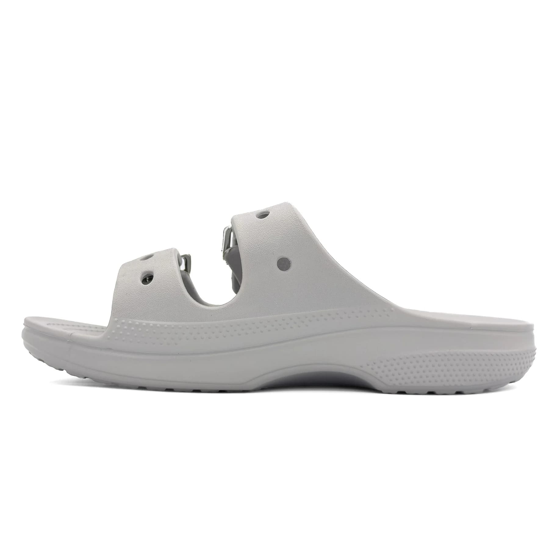 صندل کراکس باکل طوسی نقره‌ای زنانه | Crocs Buckle Sandal — تصویر ۳