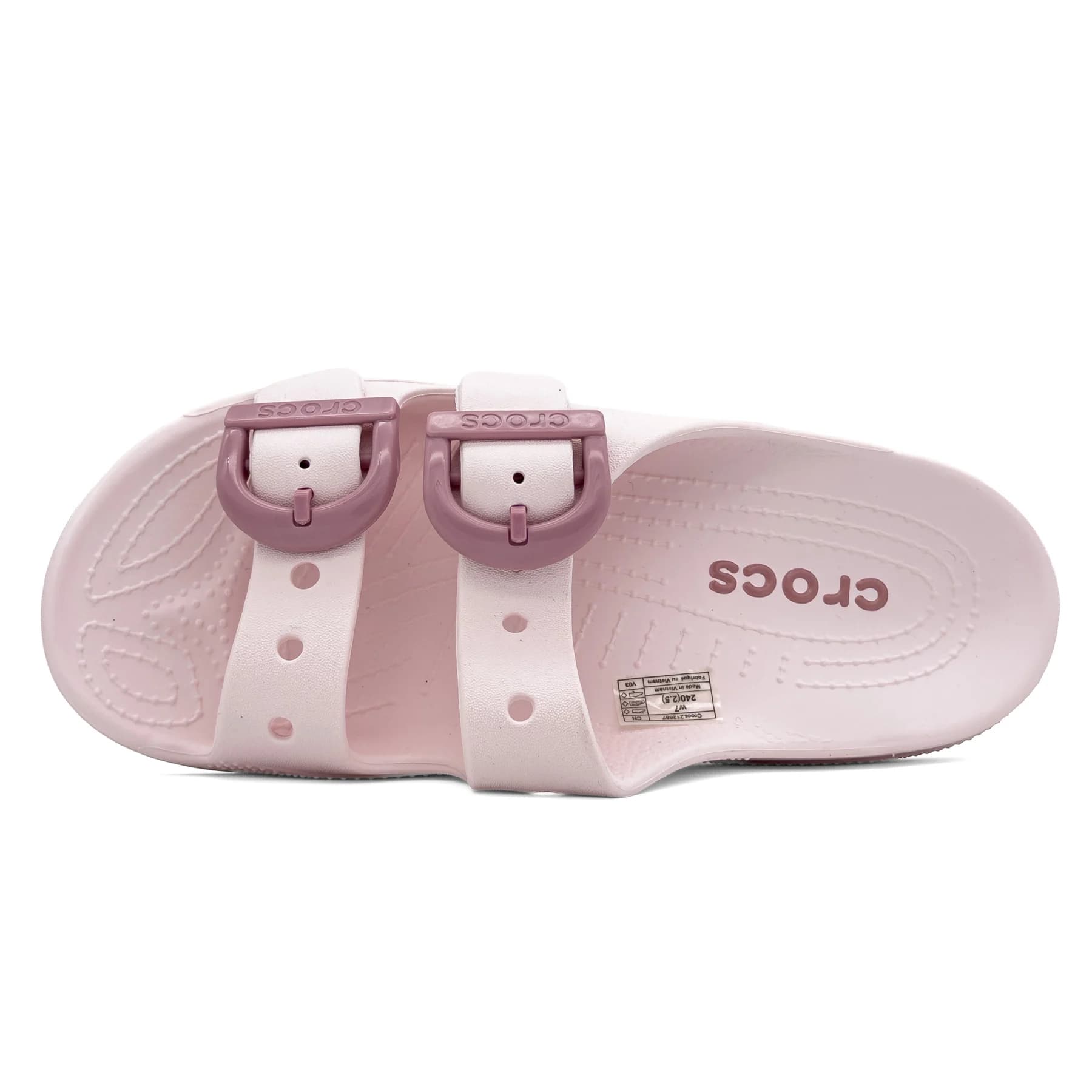 صندل کراکس باکل صورتی زنانه | Crocs Buckle Sandal — تصویر ۳