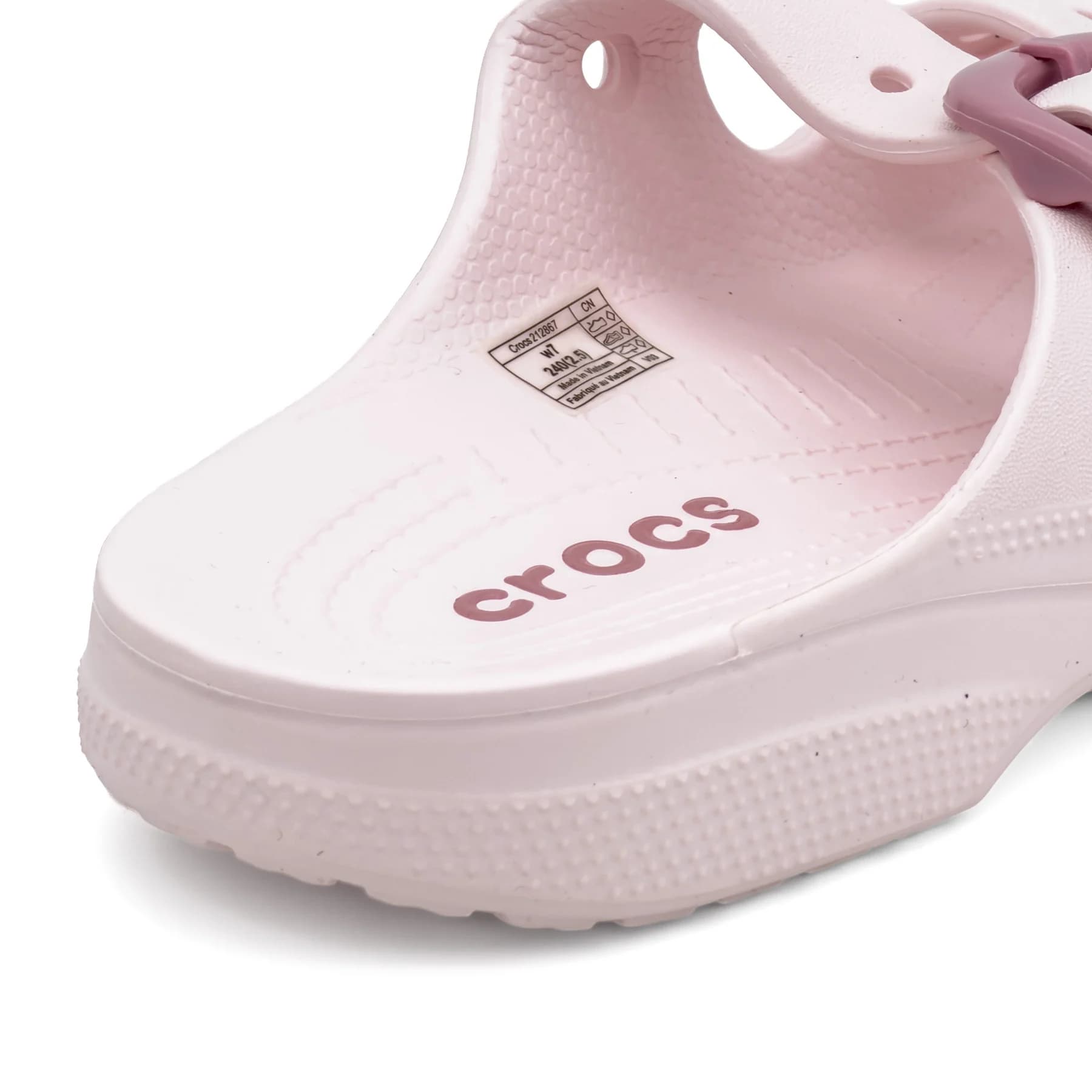 صندل کراکس باکل صورتی زنانه | Crocs Buckle Sandal — تصویر ۵