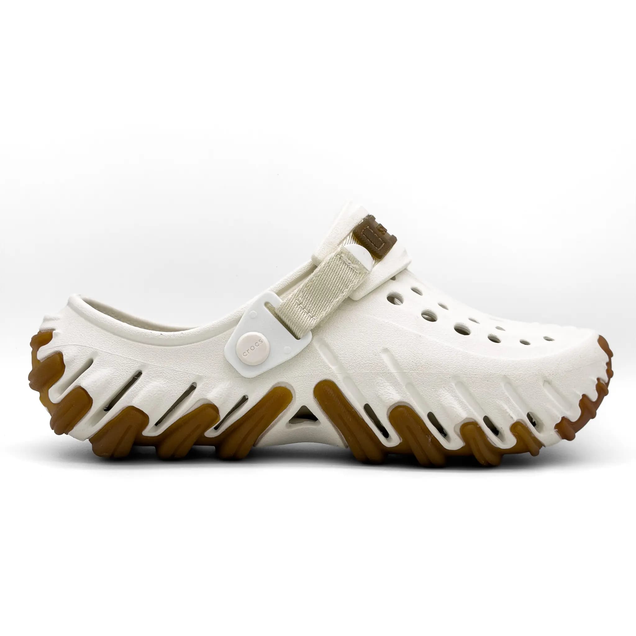 کراکس اکو کلاگ سفید قهوه‌ای زنانه و مردانه | Crocs Echo Clog — تصویر ۹