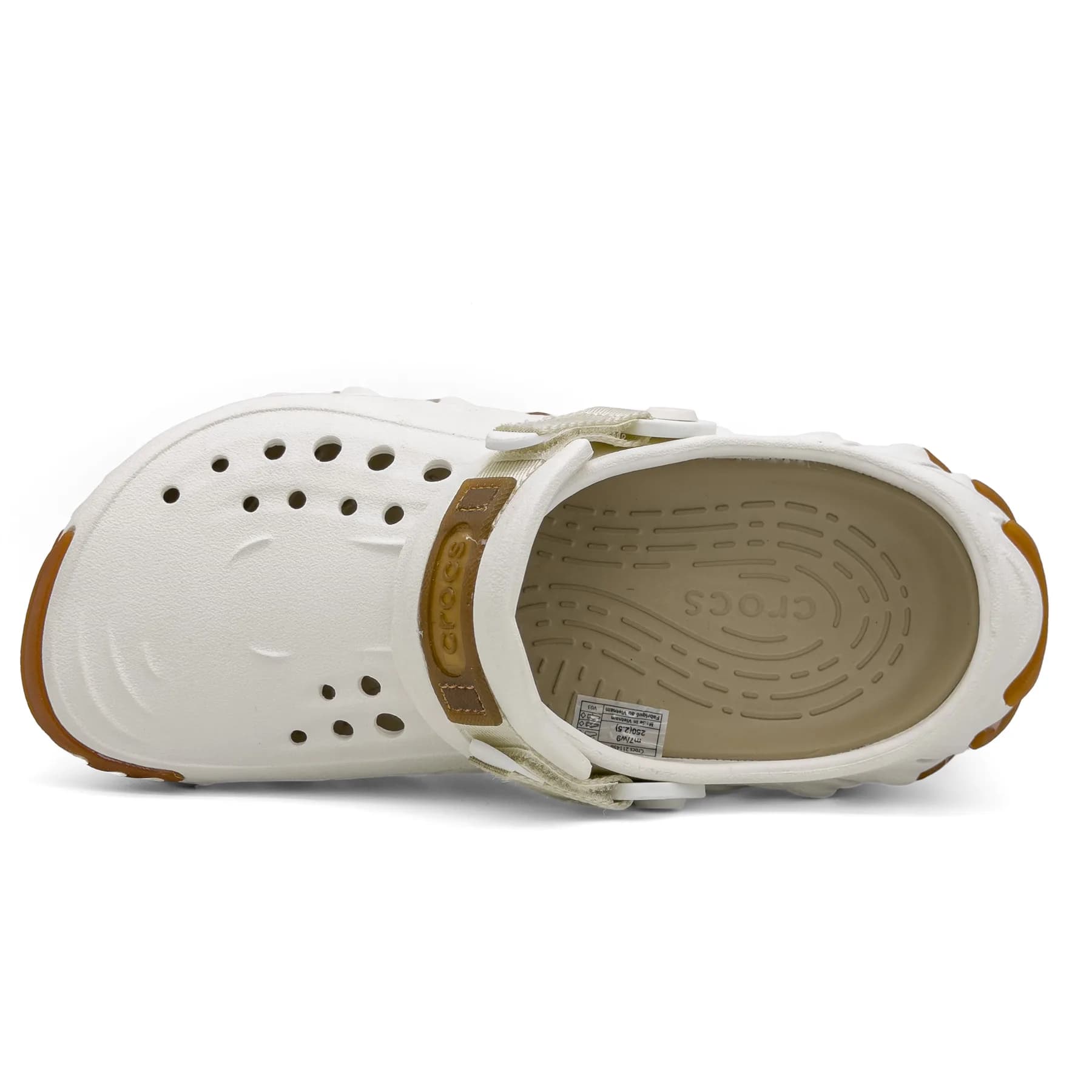 کراکس اکو کلاگ سفید قهوه‌ای زنانه و مردانه | Crocs Echo Clog — تصویر ۶