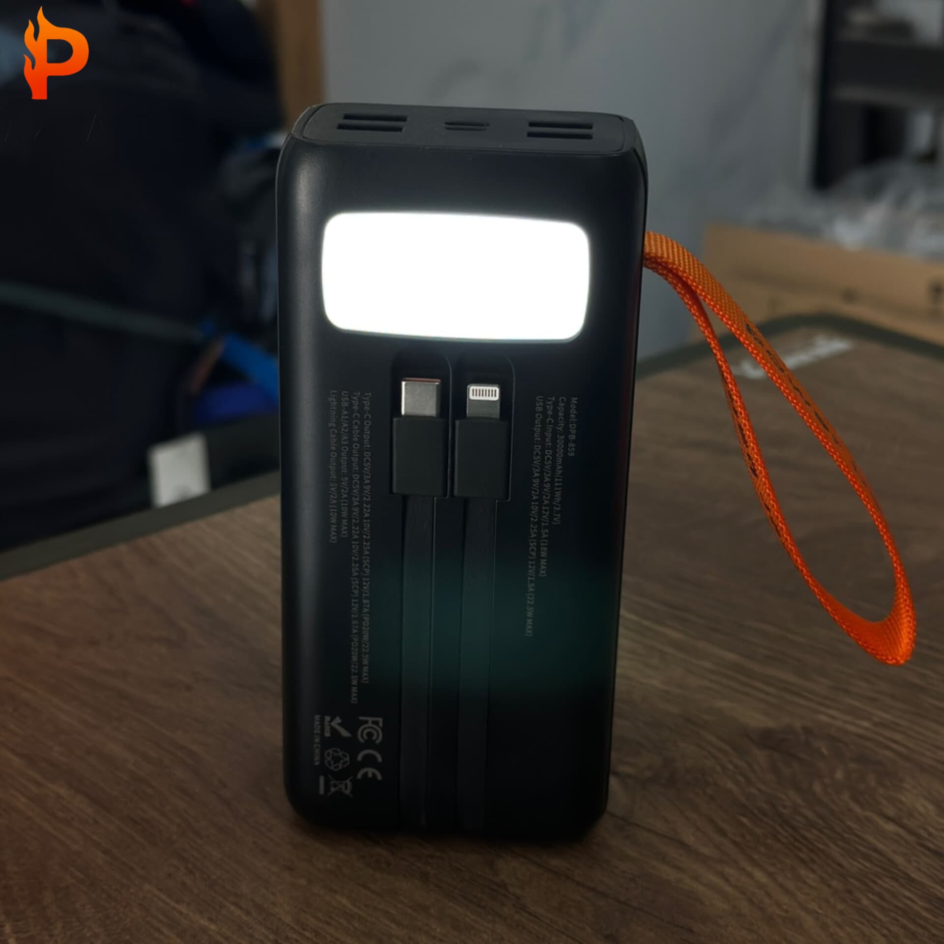 پاوربانک 30000 میلی‌آمپر (Fast Charge) DOOC — تصویر ۱۱
