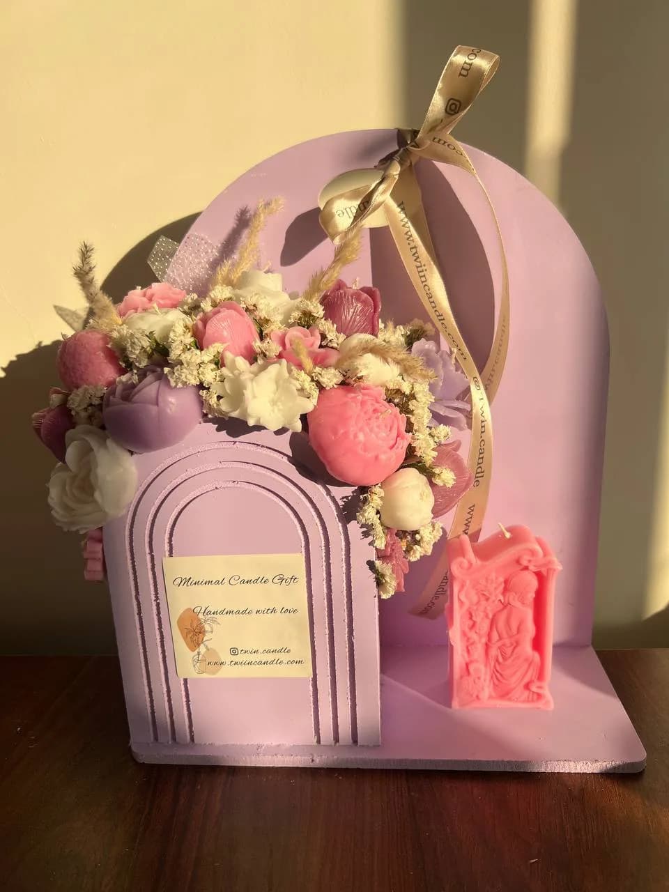 باکس شمع گل violin — تصویر ۲