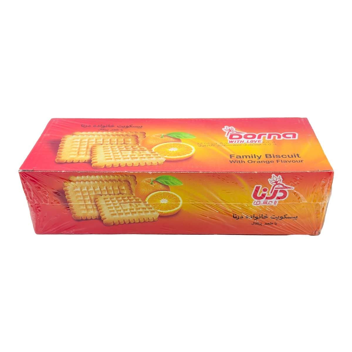 بیسکویت خانواده با طعم پرتقال بنیس درنا 700 گرم
