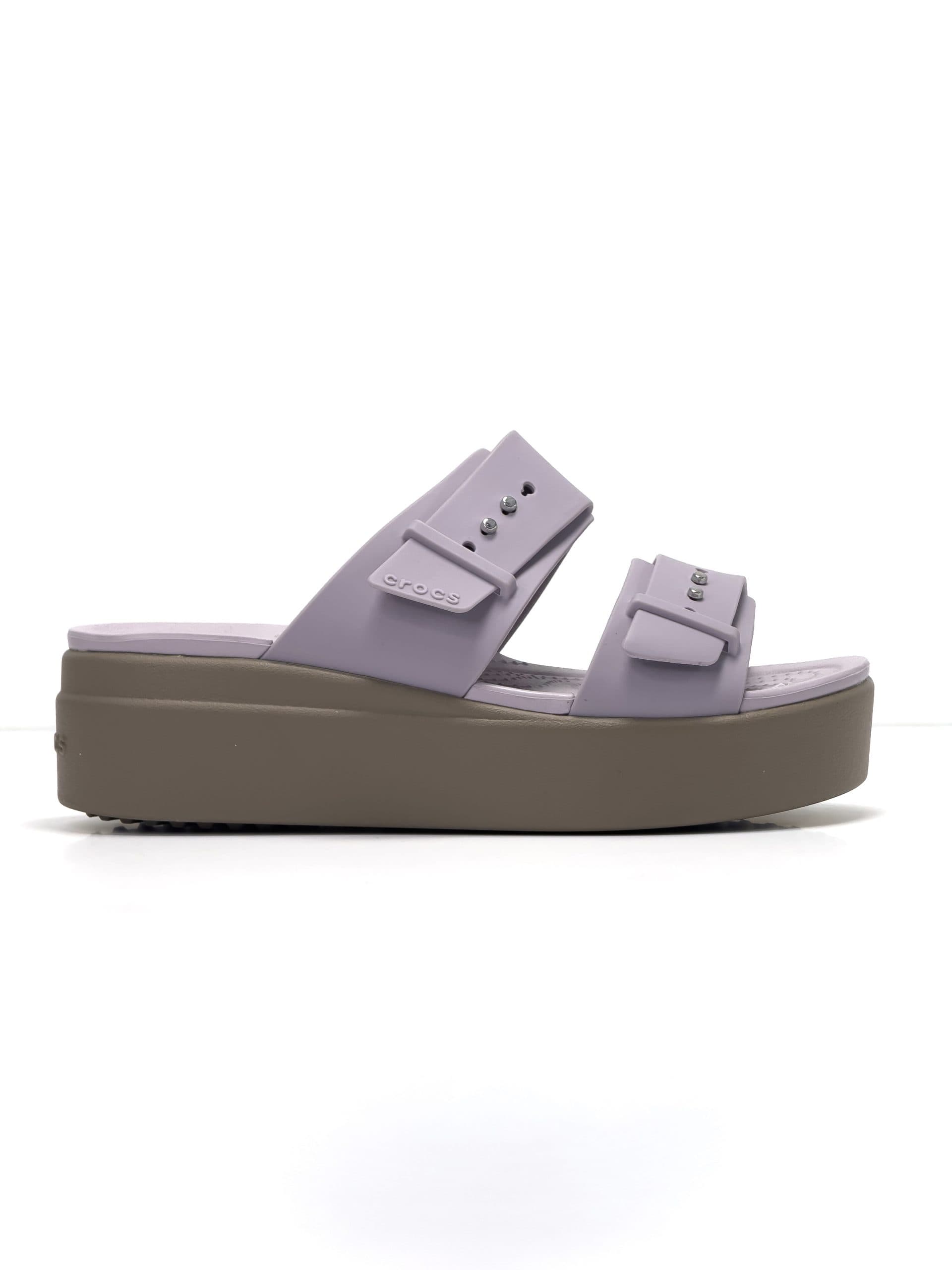 صندل کراکس بروکلین یاسی موکا زنانه | Crocs Brooklyn — تصویر ۳