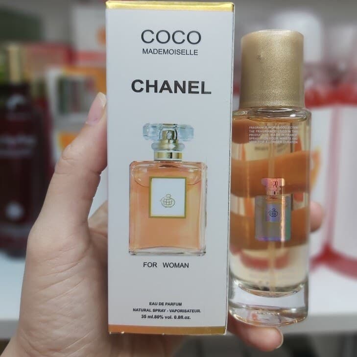 عطر ادکلن کیفی زنانه کوکو شنل مادمازل 35 میل فراگرنس ورد | Fragrance World Chanel Coco Mademoiselle