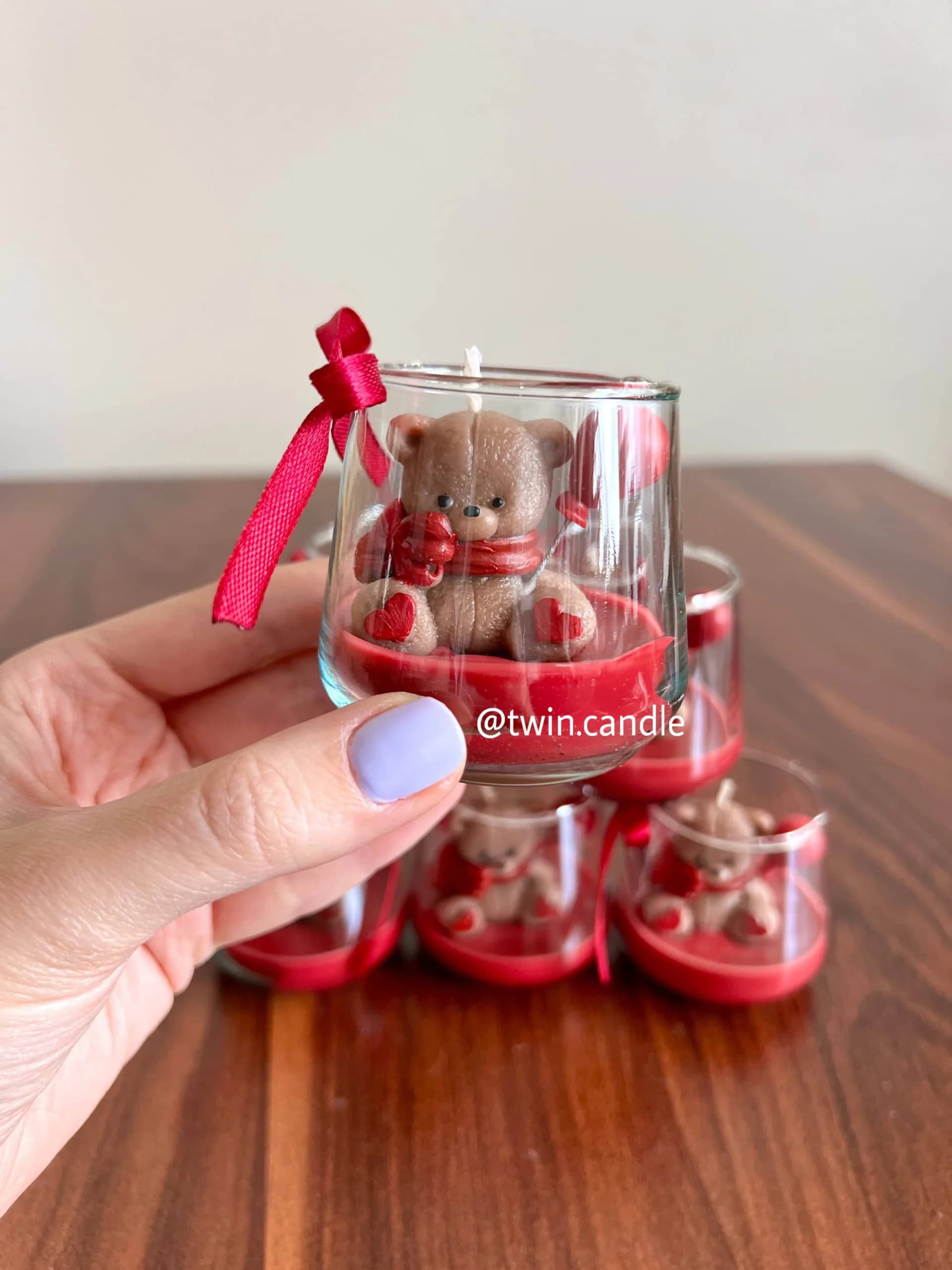 گیفت تولد شمع تدی با بادکنک — تصویر ۵