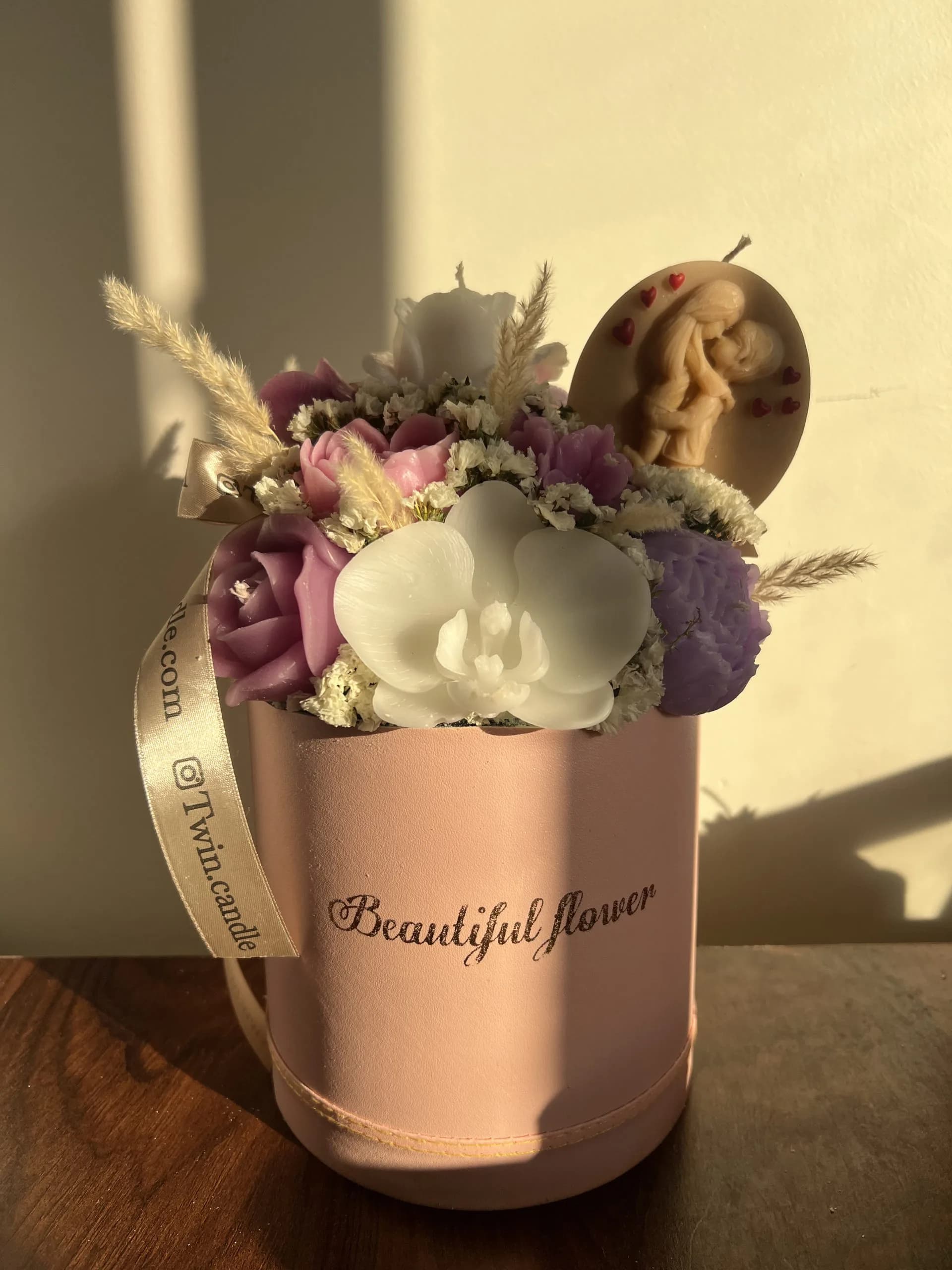 باکس شمع گل love — تصویر ۶