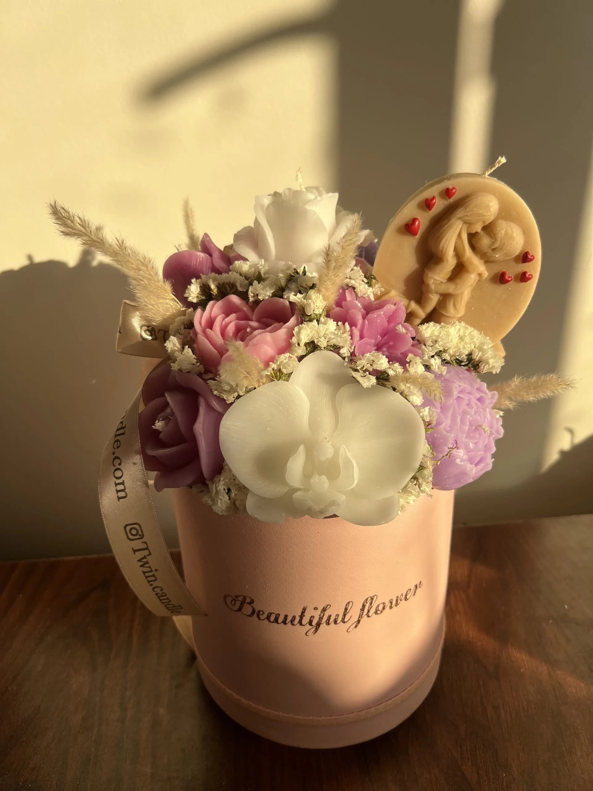 باکس شمع گل love — تصویر ۳