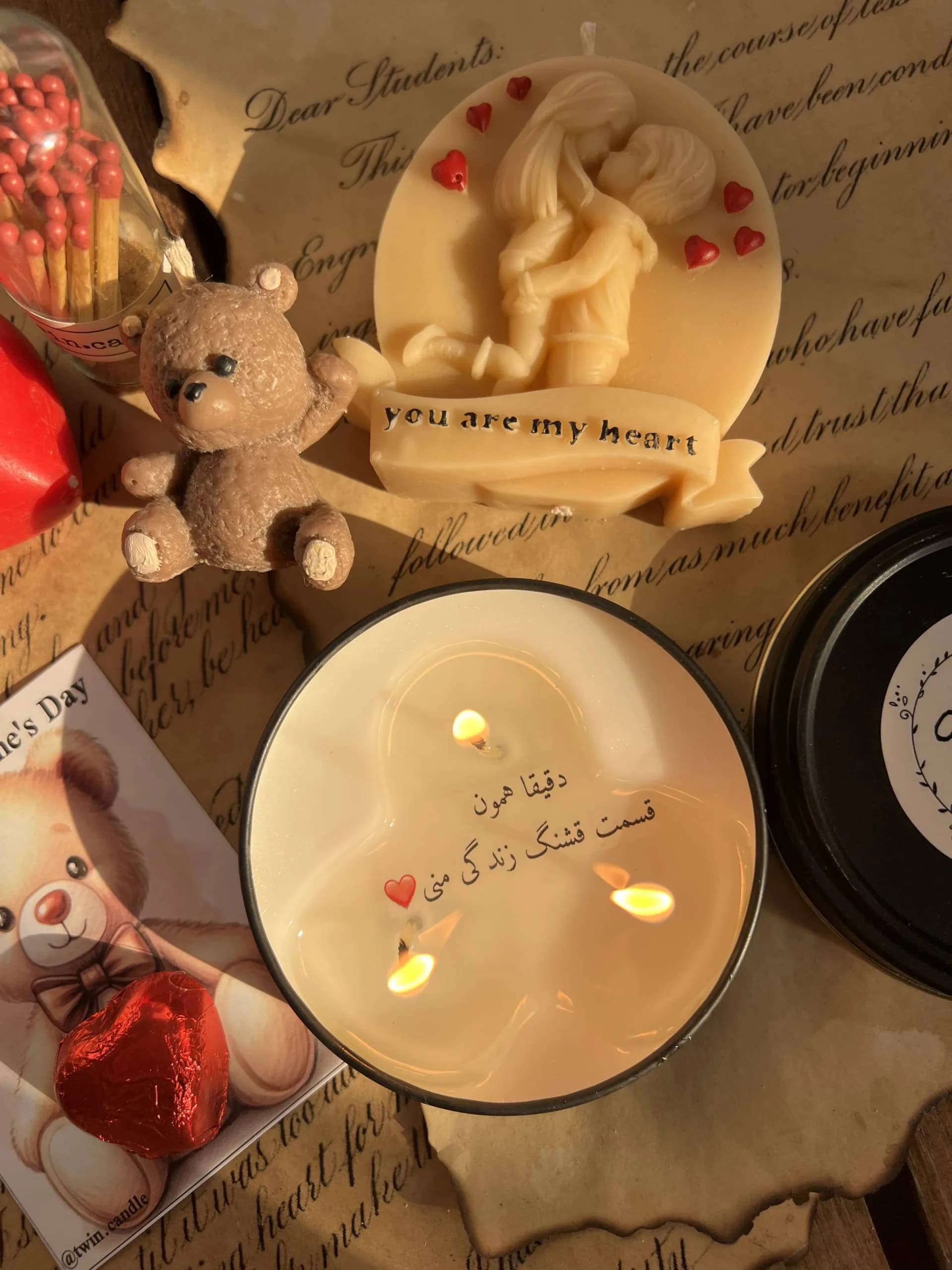 پک هدیه شمع سخنگو love — تصویر ۱۲