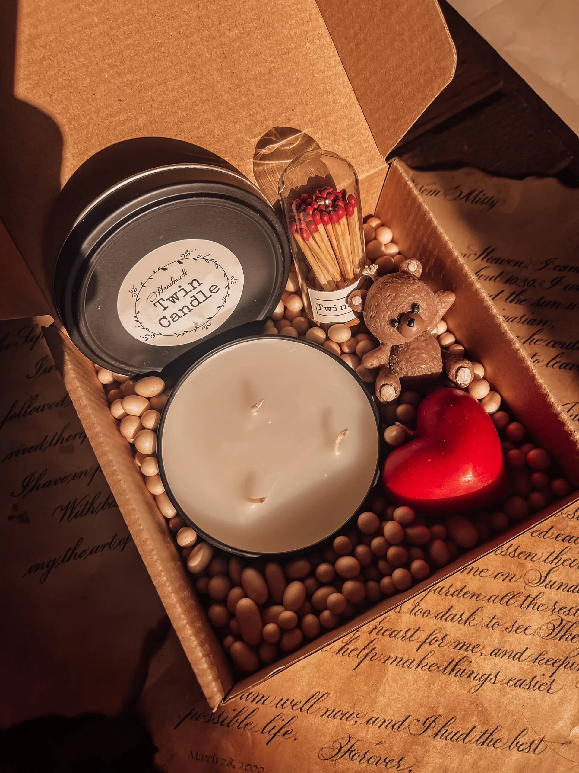 پک هدیه شمع سخنگو لوکس