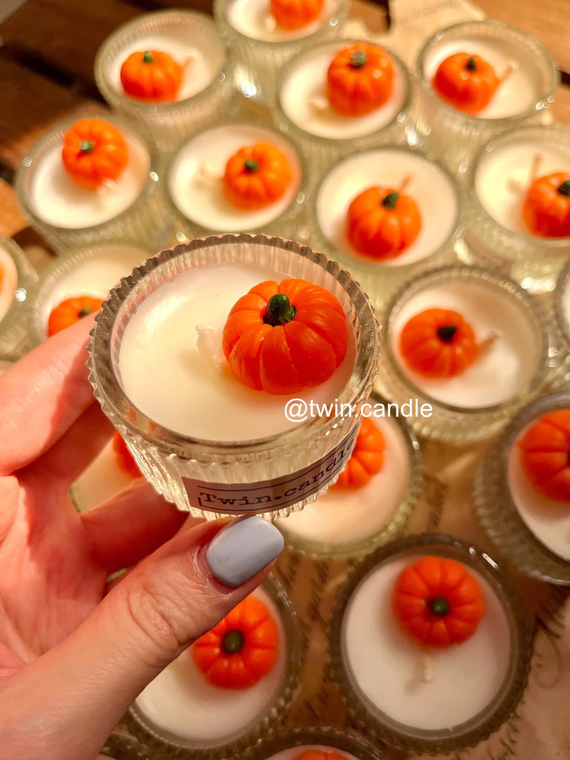شمع پاییزی شات کدو — تصویر ۴