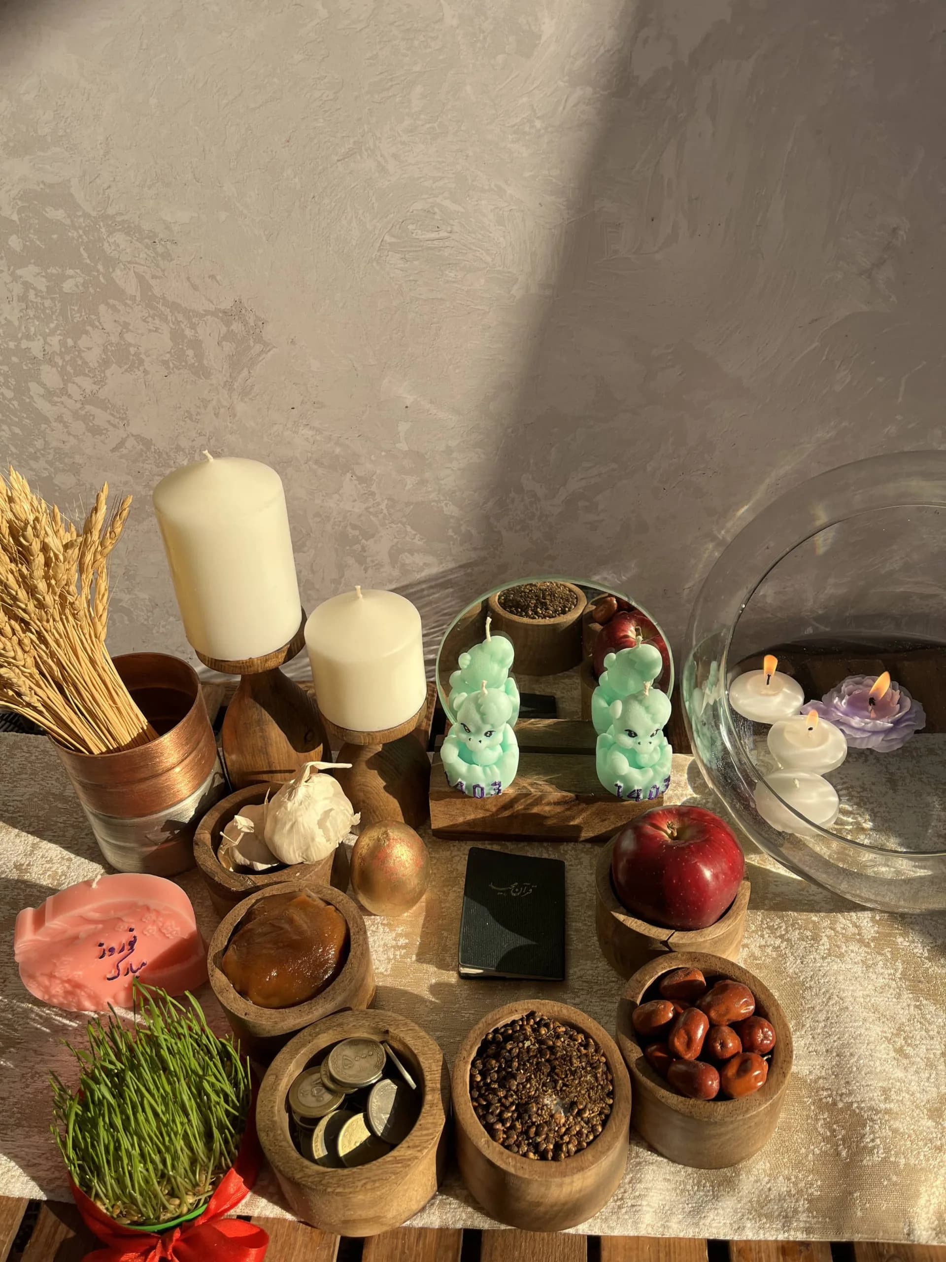 ست هفتسین چوبی شیک — تصویر ۷