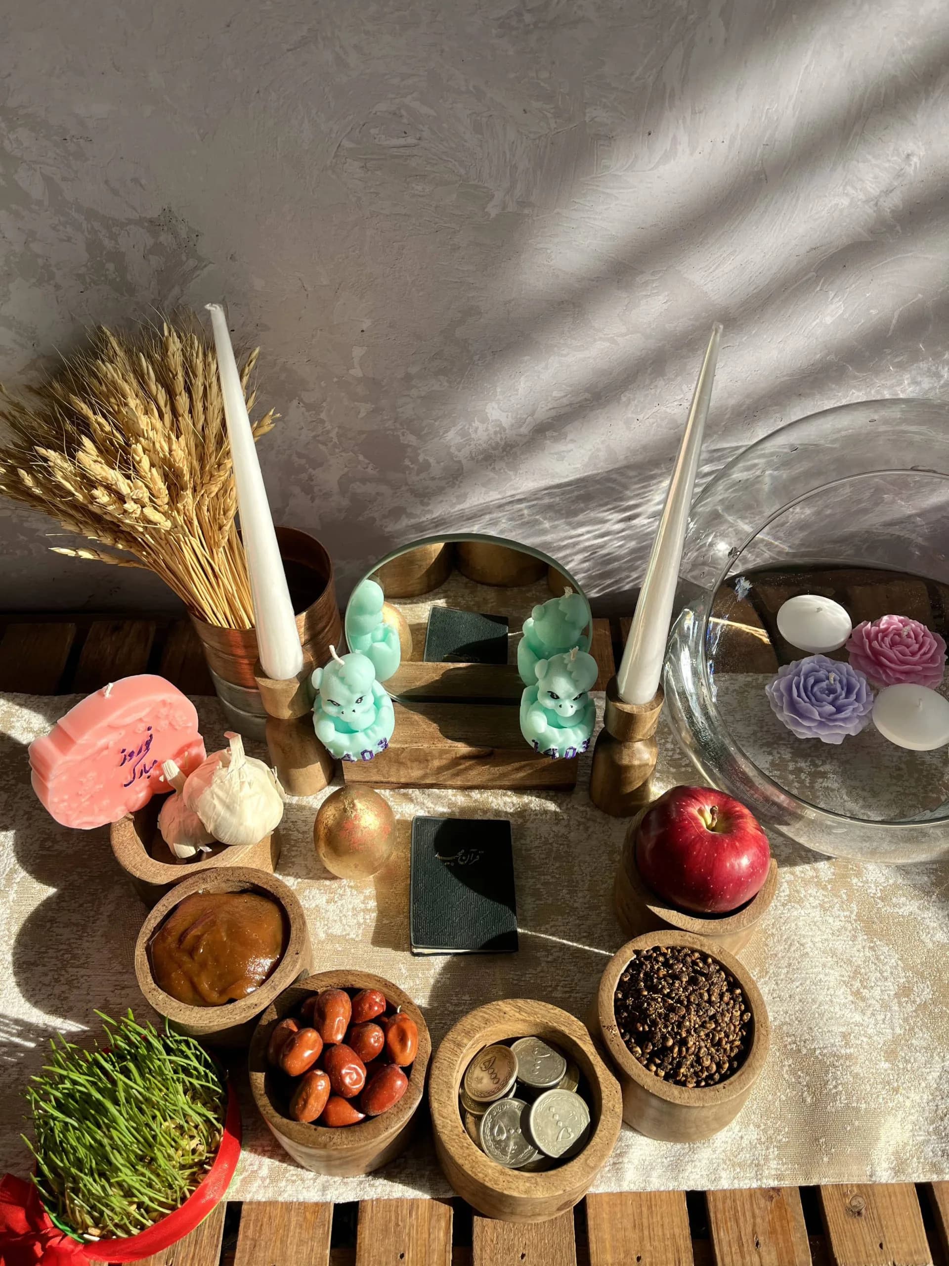 ست هفتسین چوبی شیک — تصویر ۴